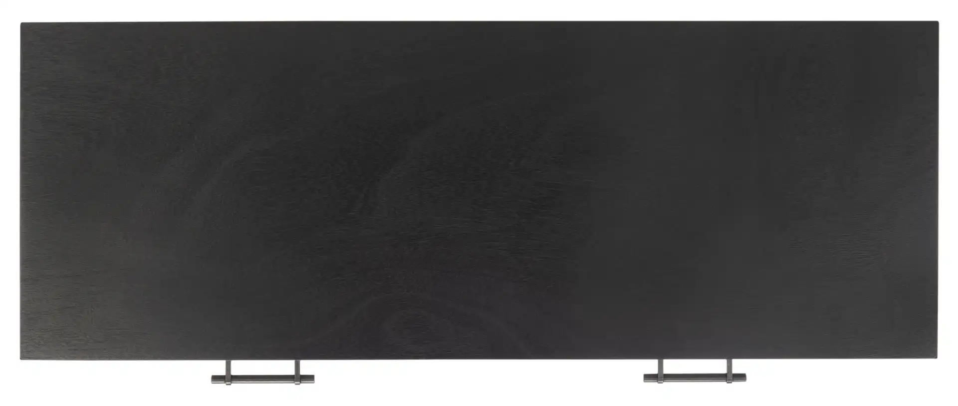 Ajana Two-Drawer Console Table in Black / Greige, detail view