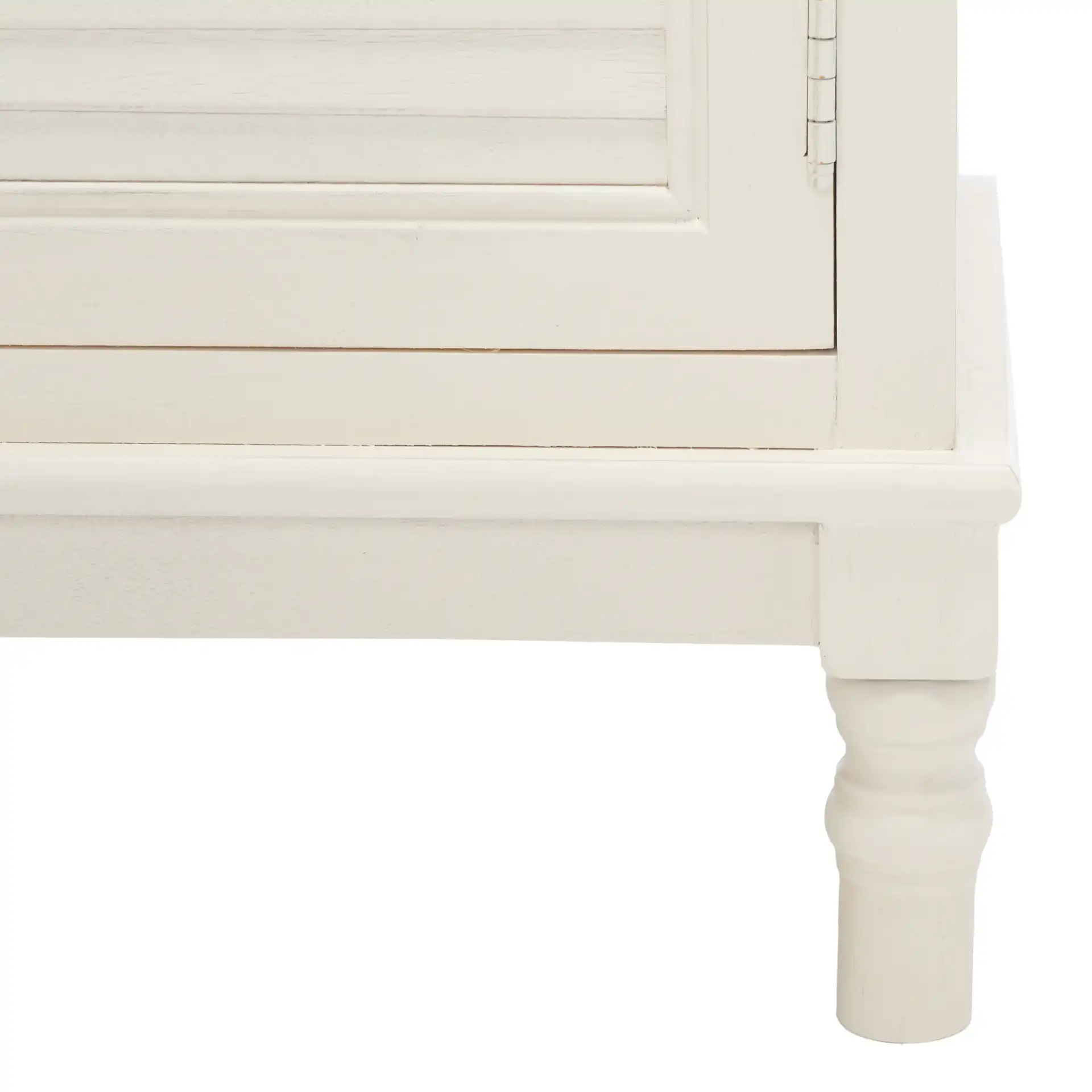 Tate Two-Drawer Two-Door Sideboard in Greige, detail view