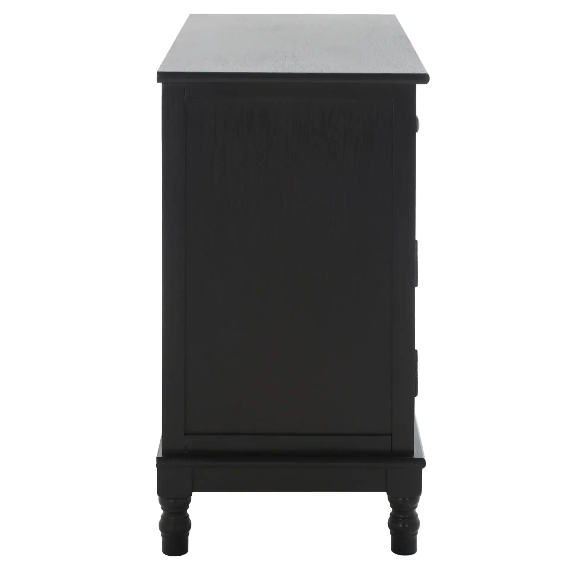 Tate Two-Drawer Two-Door Sideboard in Greige, detail view