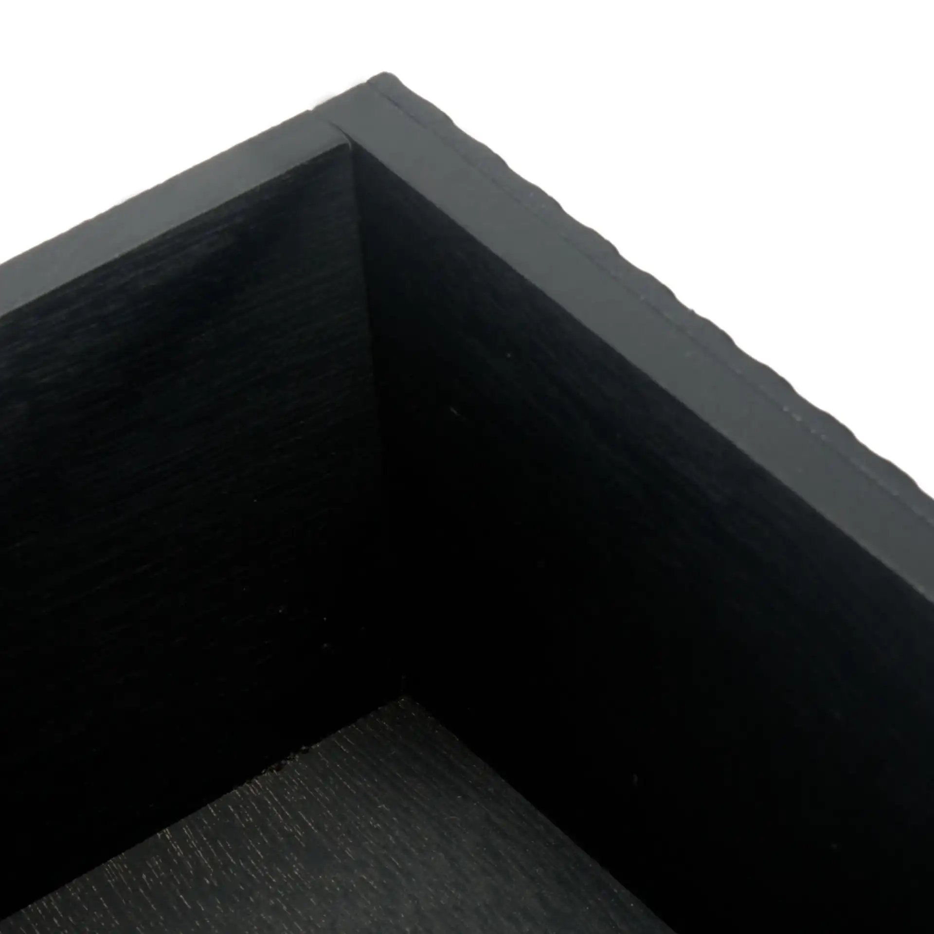 Haines Two-Drawer Console Table in Black in a styled room
