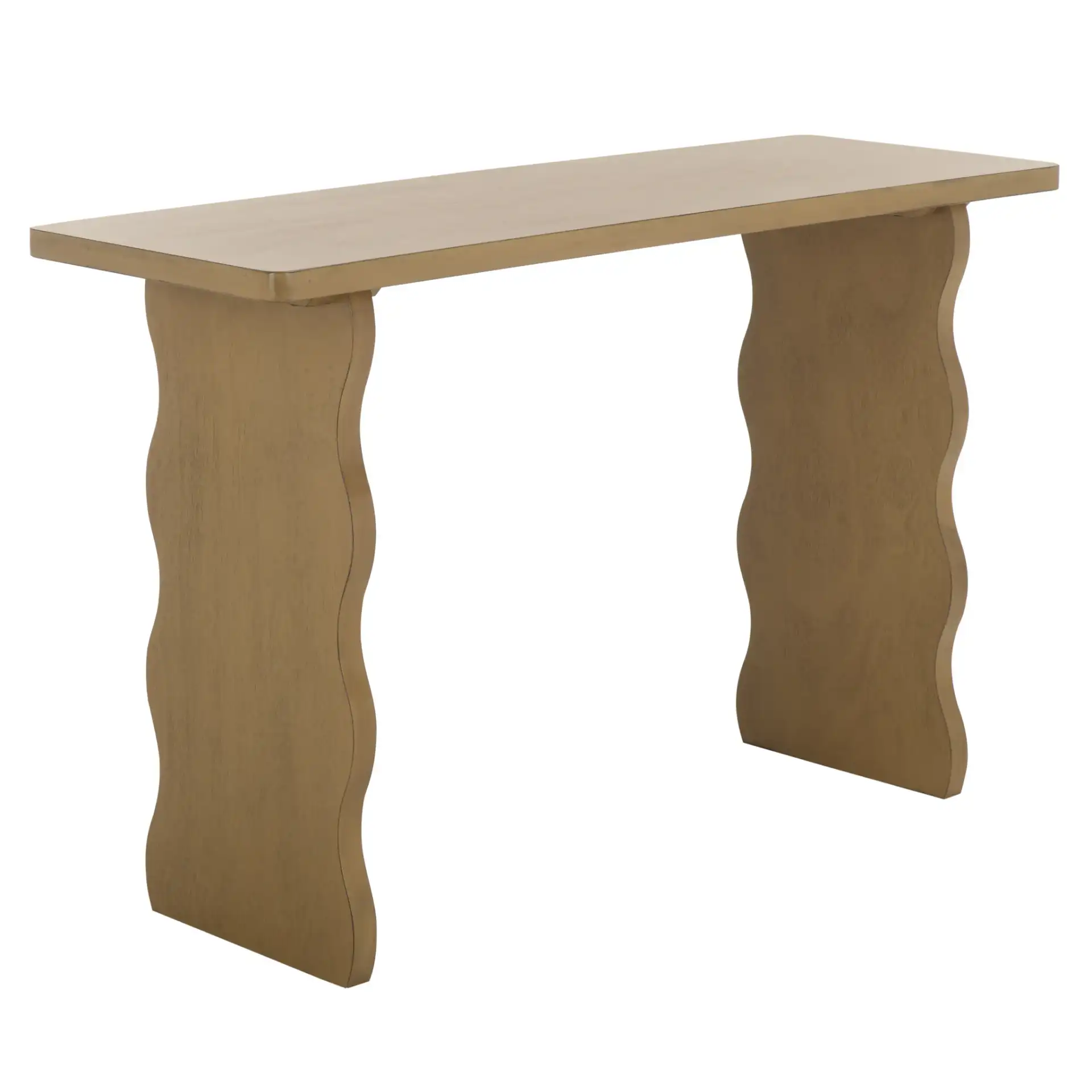 Preslyn Console in Desert Brown, detail view