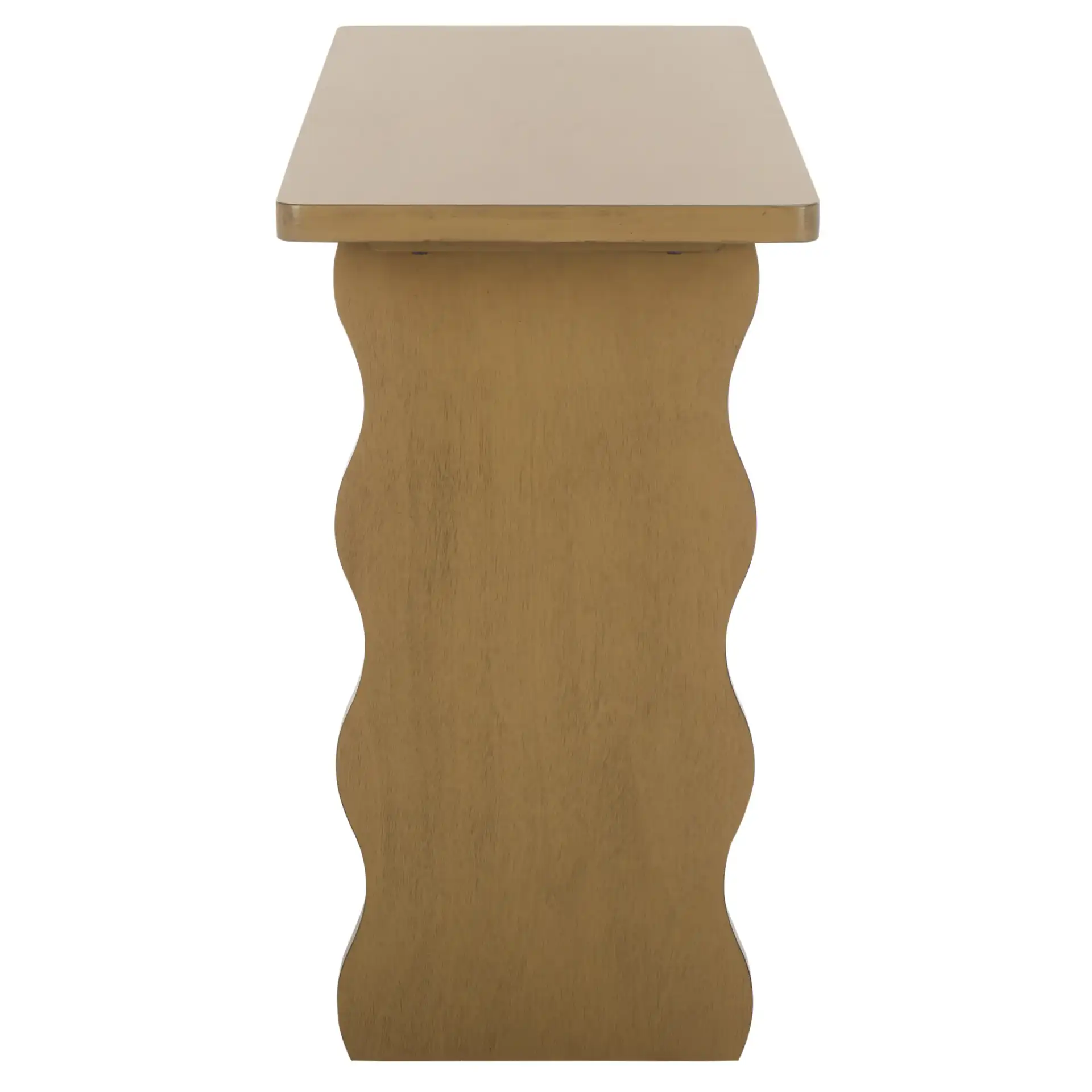 Preslyn Console in Desert Brown, detail view