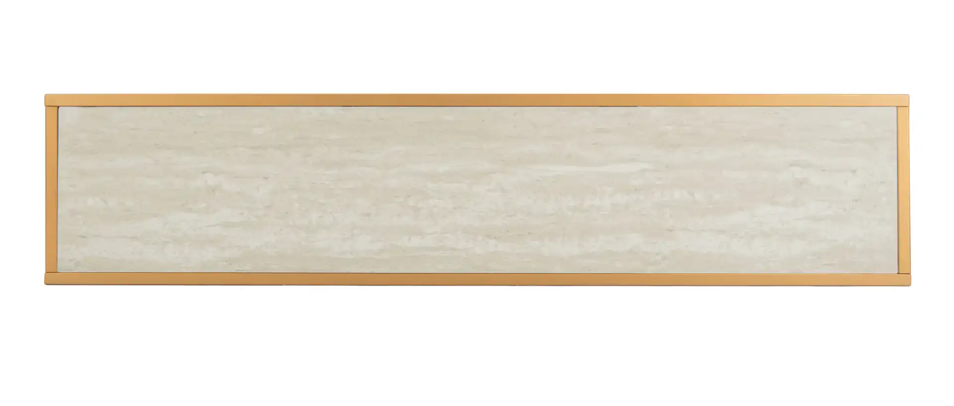 Octavia Console Table in Beige / Black / Gold, detail view