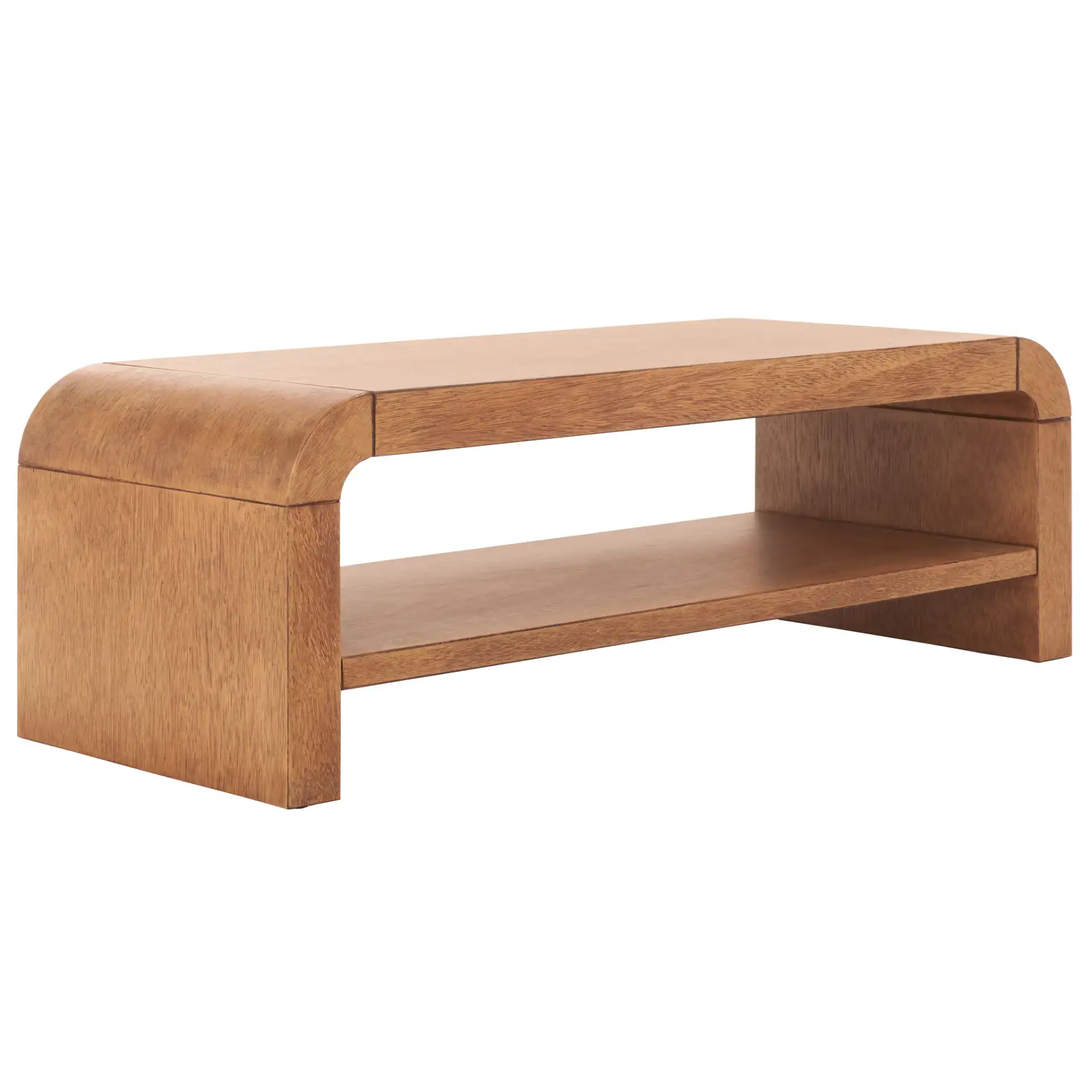 Avivan One-Shelf Coffee Table in Light Natural, detail view