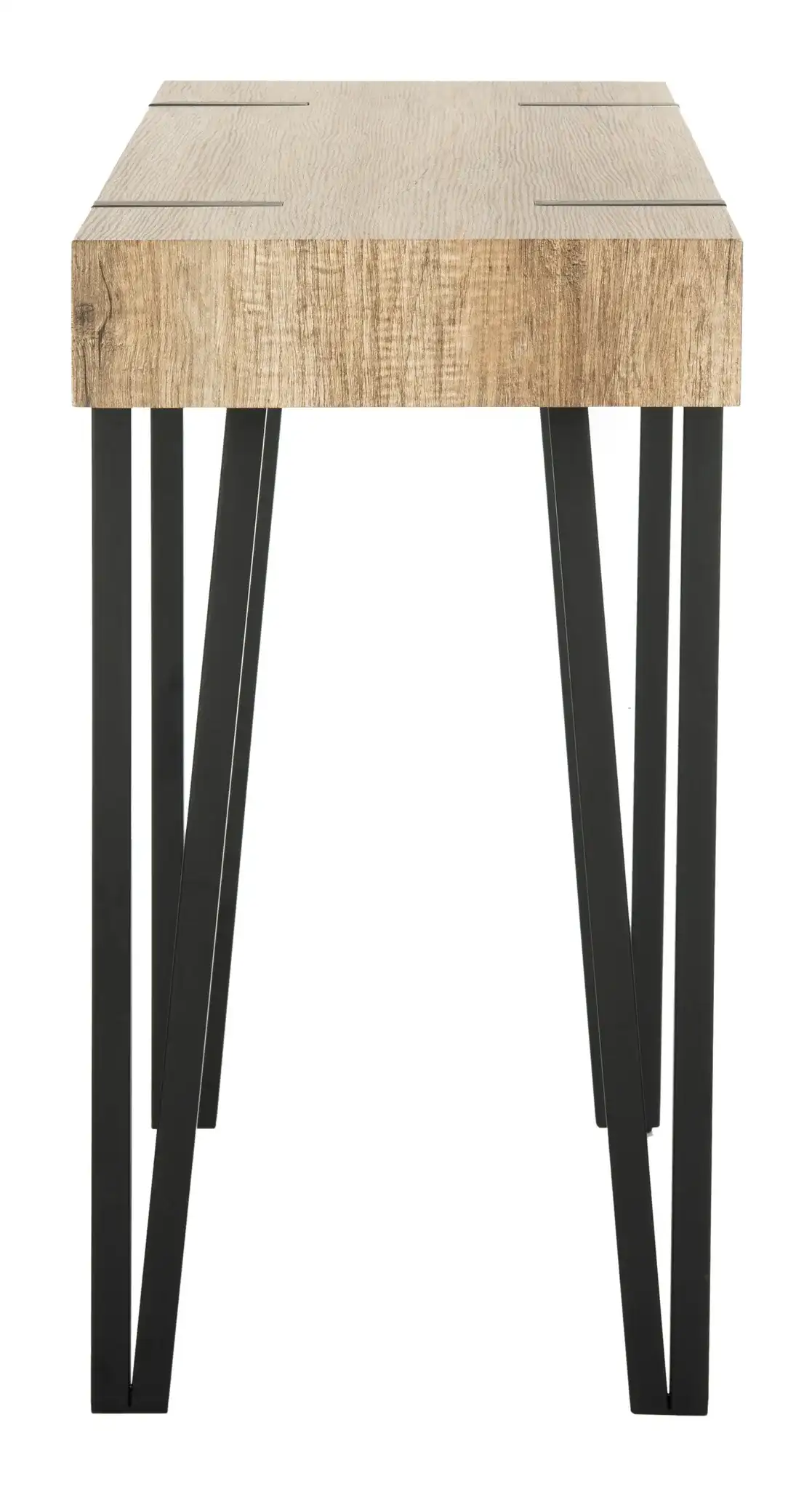Alyssa Console Table in Multicolor / Brown / Black, detail view