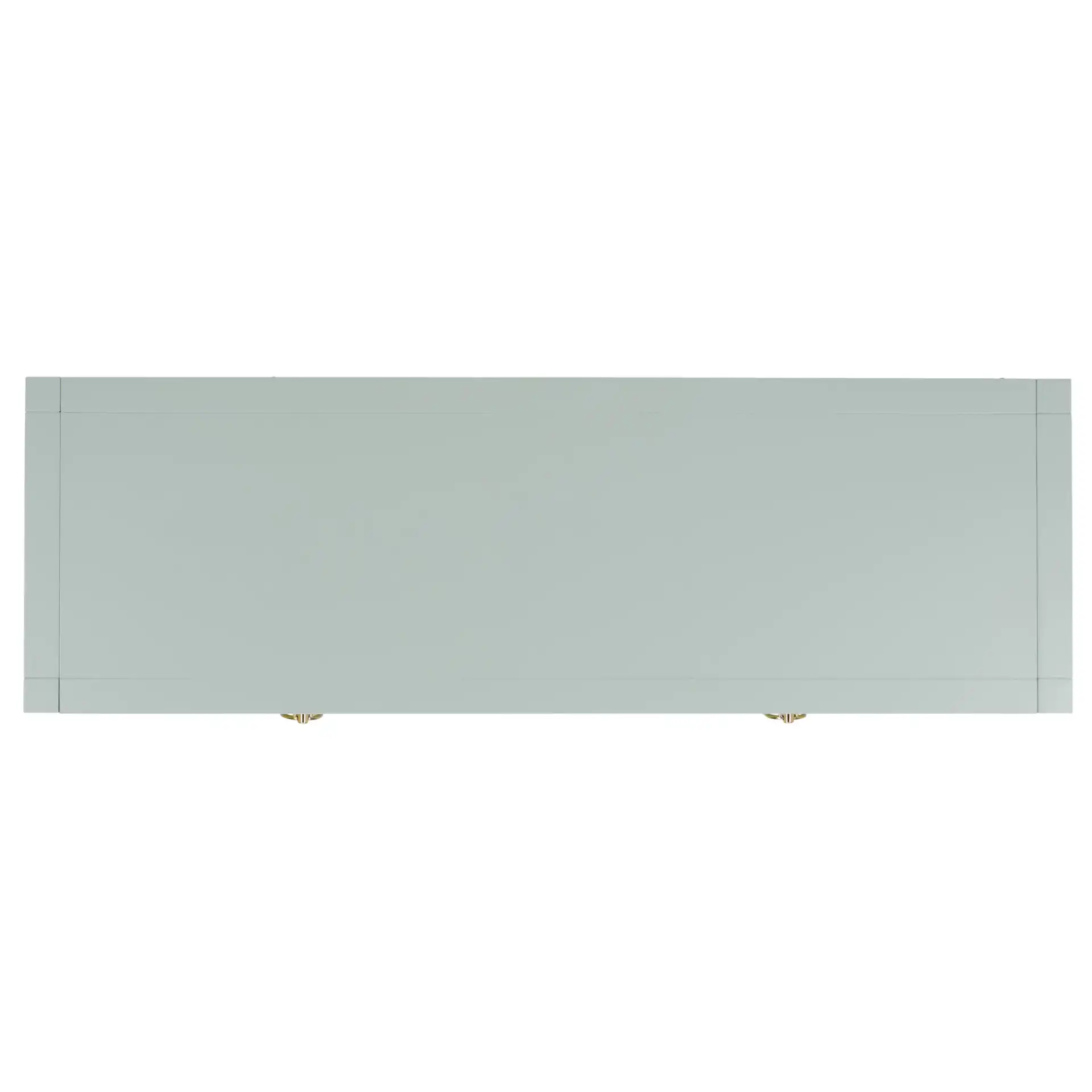Moya Two-Drawer Console Table in Light Blue, detail view