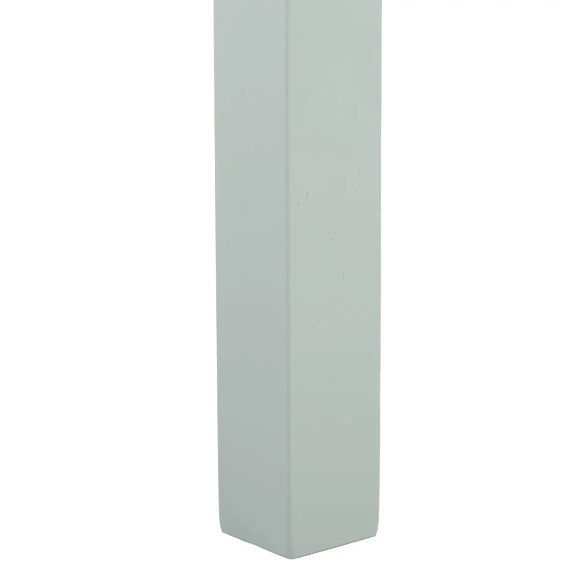 Aeryn One-Shelf Console Table in Light Blue, detail view