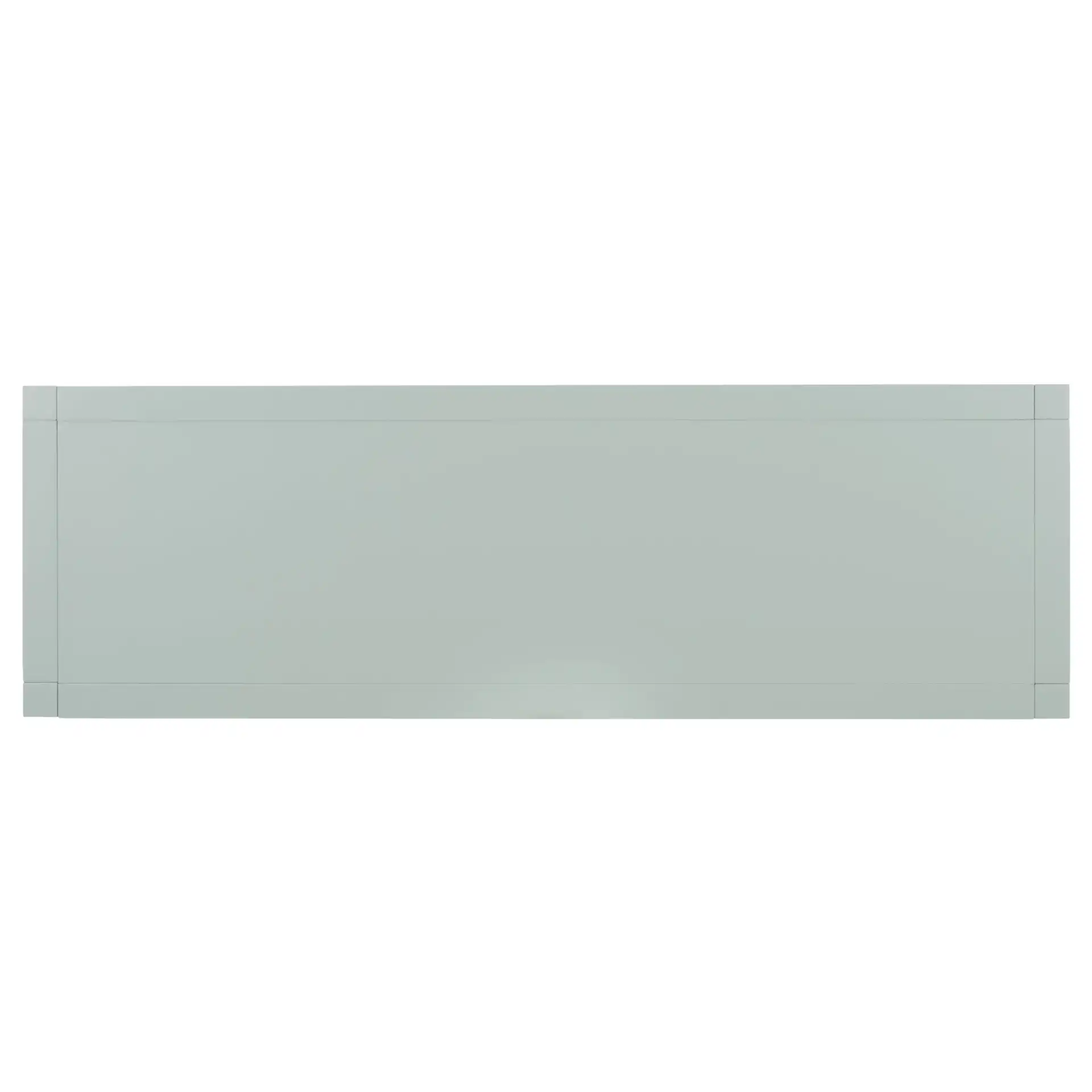 Aeryn One-Shelf Console Table in Light Blue, detail view