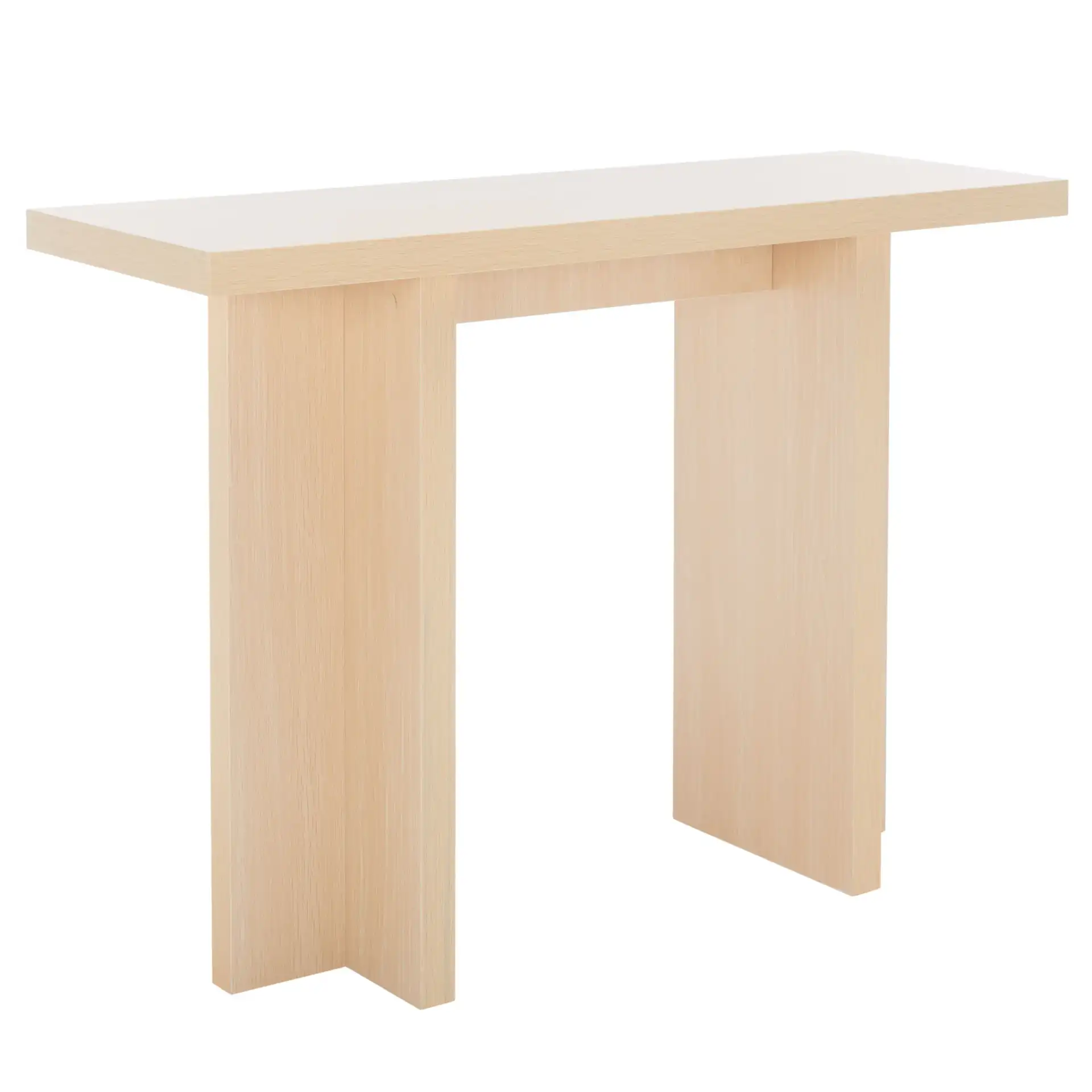 Florence Small Console Table in Natural, detail view