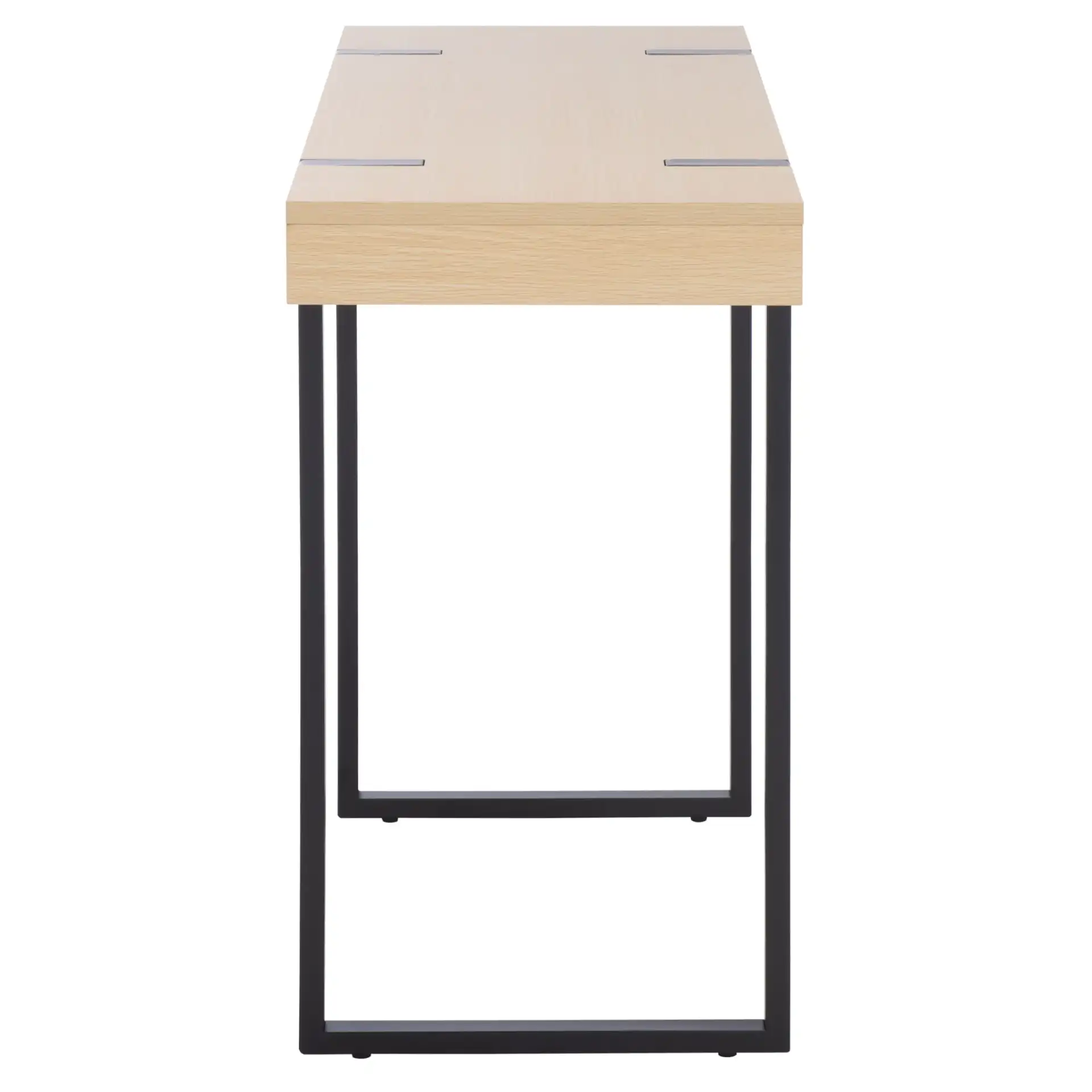 Klausner Console Table in Sand / Black, detail view