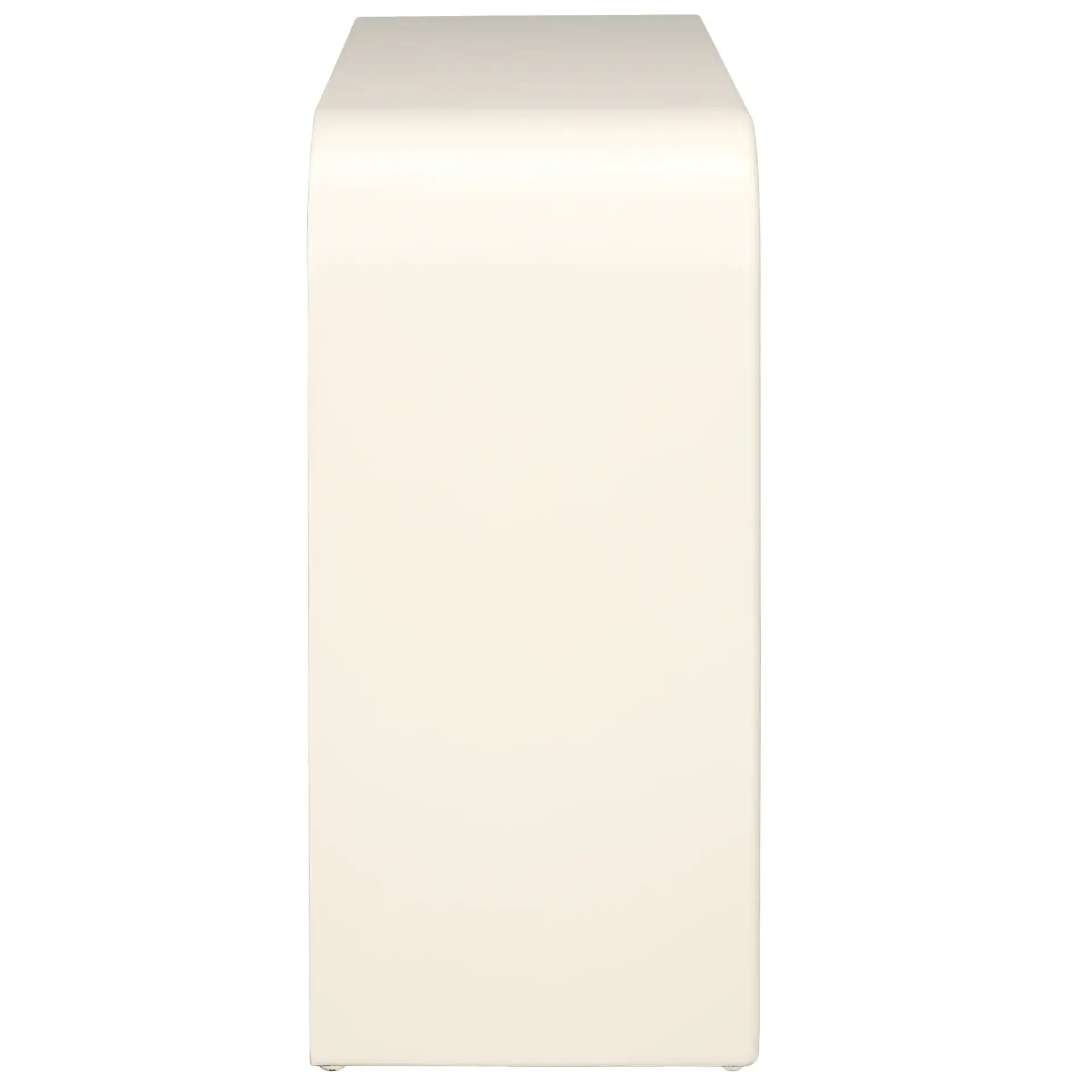 Nefeli Console Table in Ivory, detail view