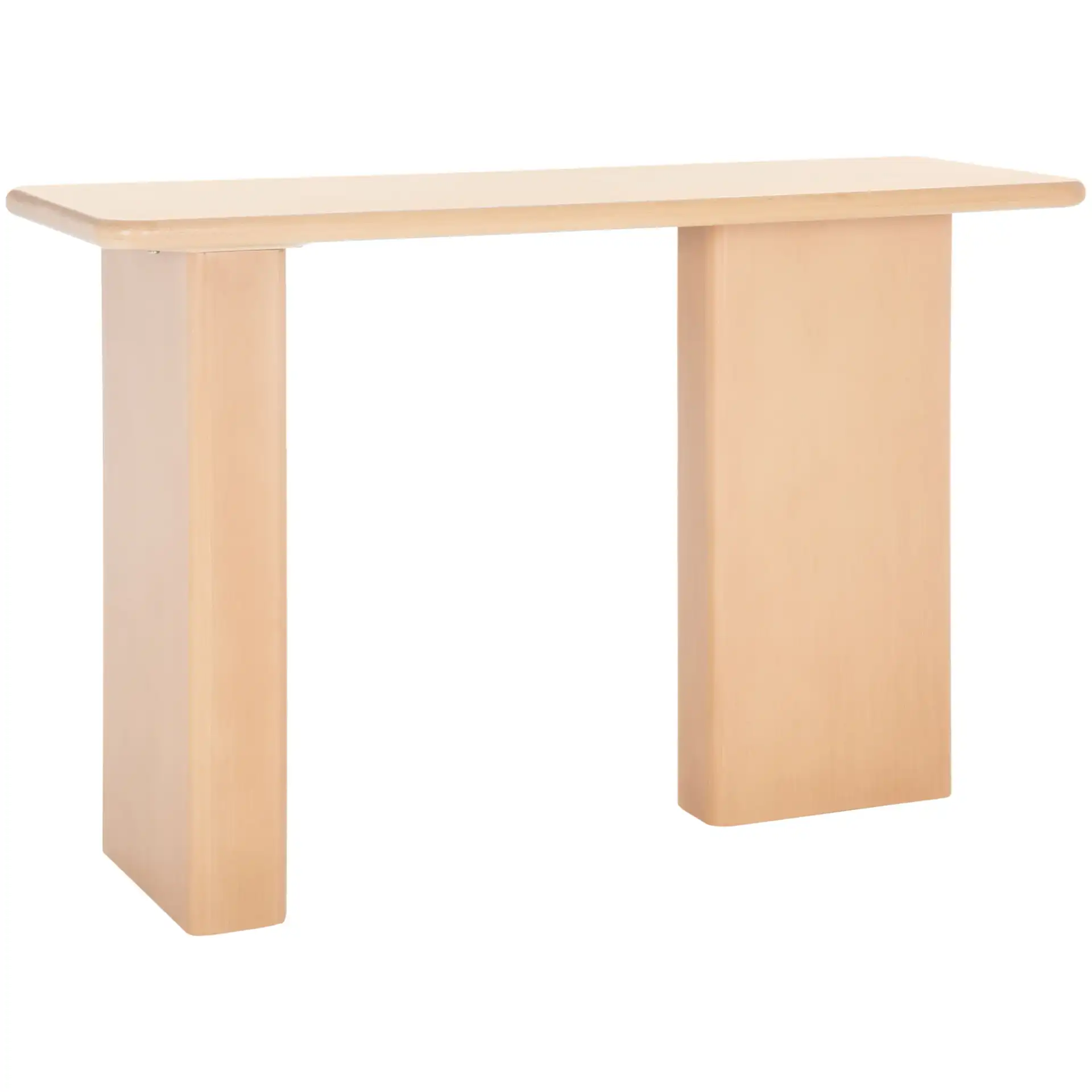 Enyo Console Table in Natural, detail view