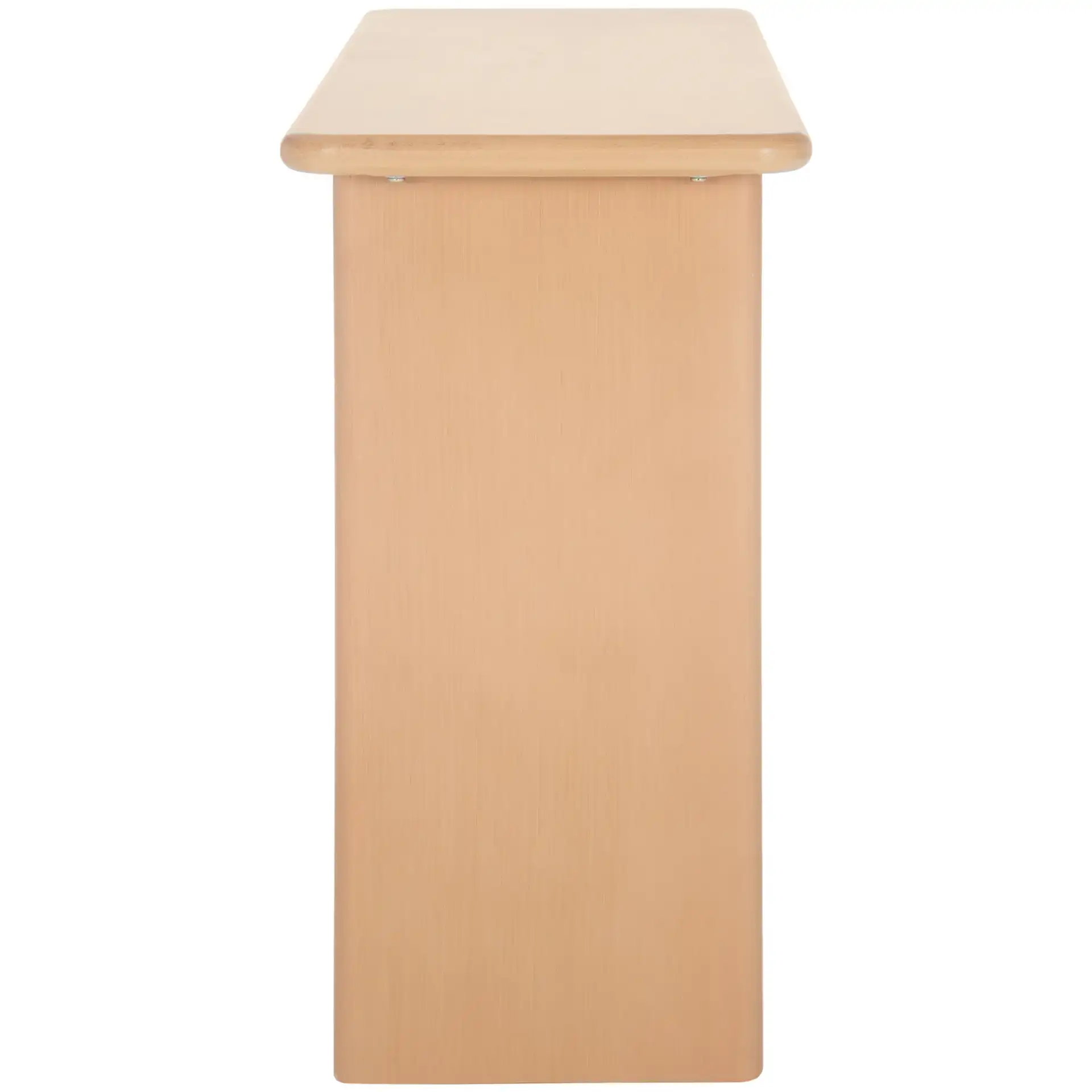Enyo Console Table in Natural, detail view