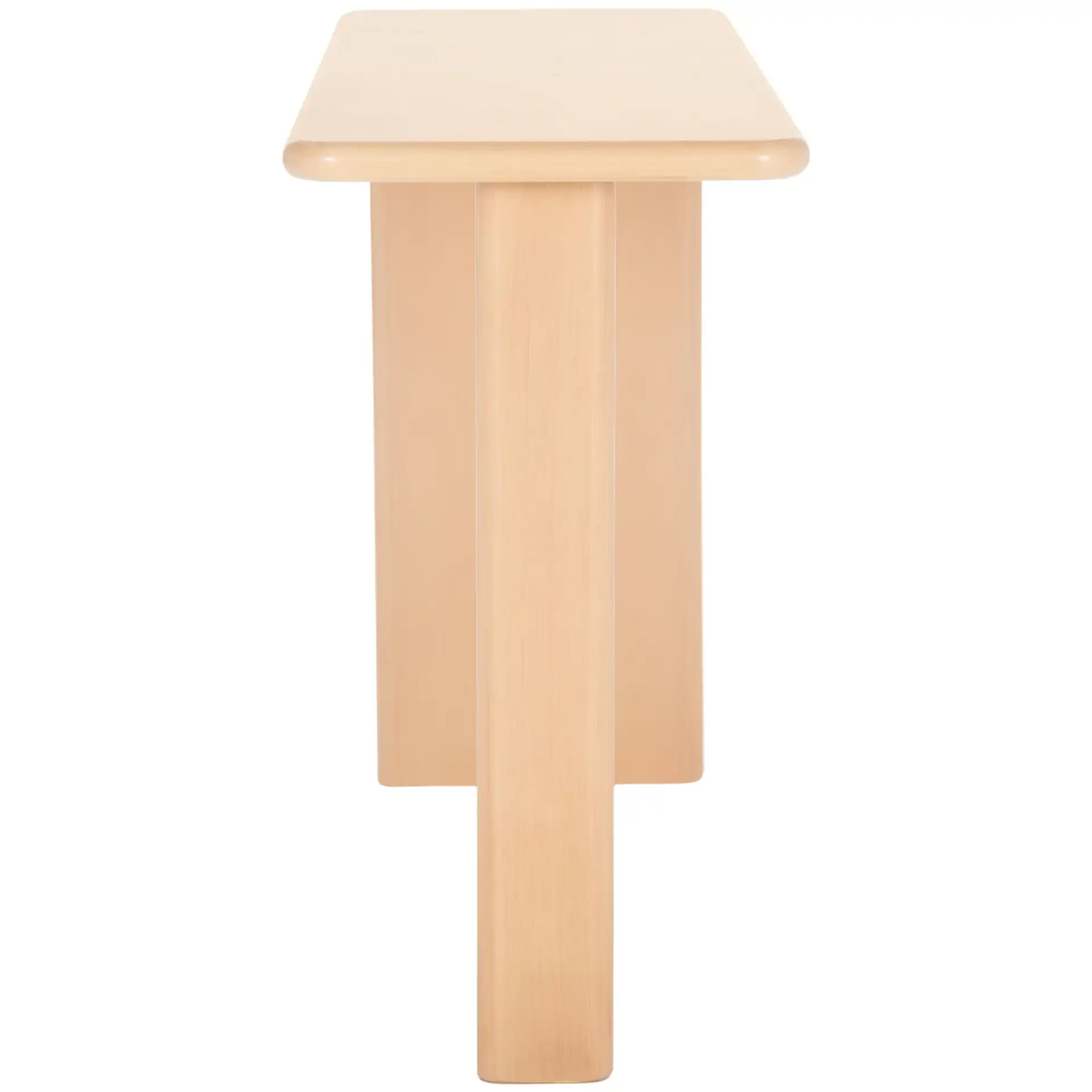 Enyo Console Table in Natural, detail view
