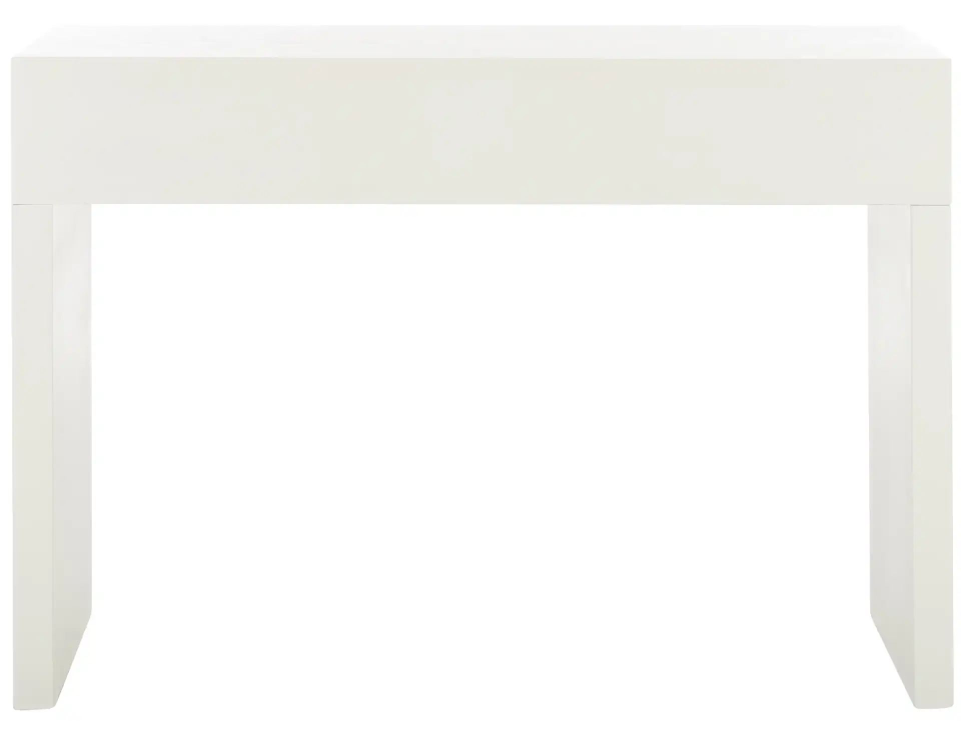 Rune Console Table With Drawers in Ivory, detail view