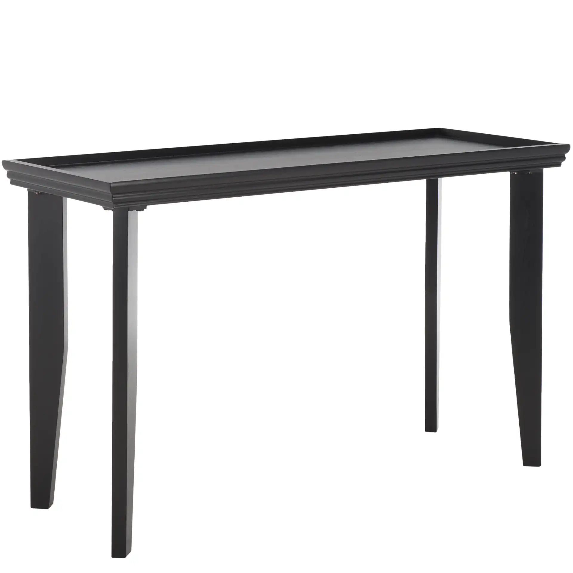 Naios Console Table in Black, detail view