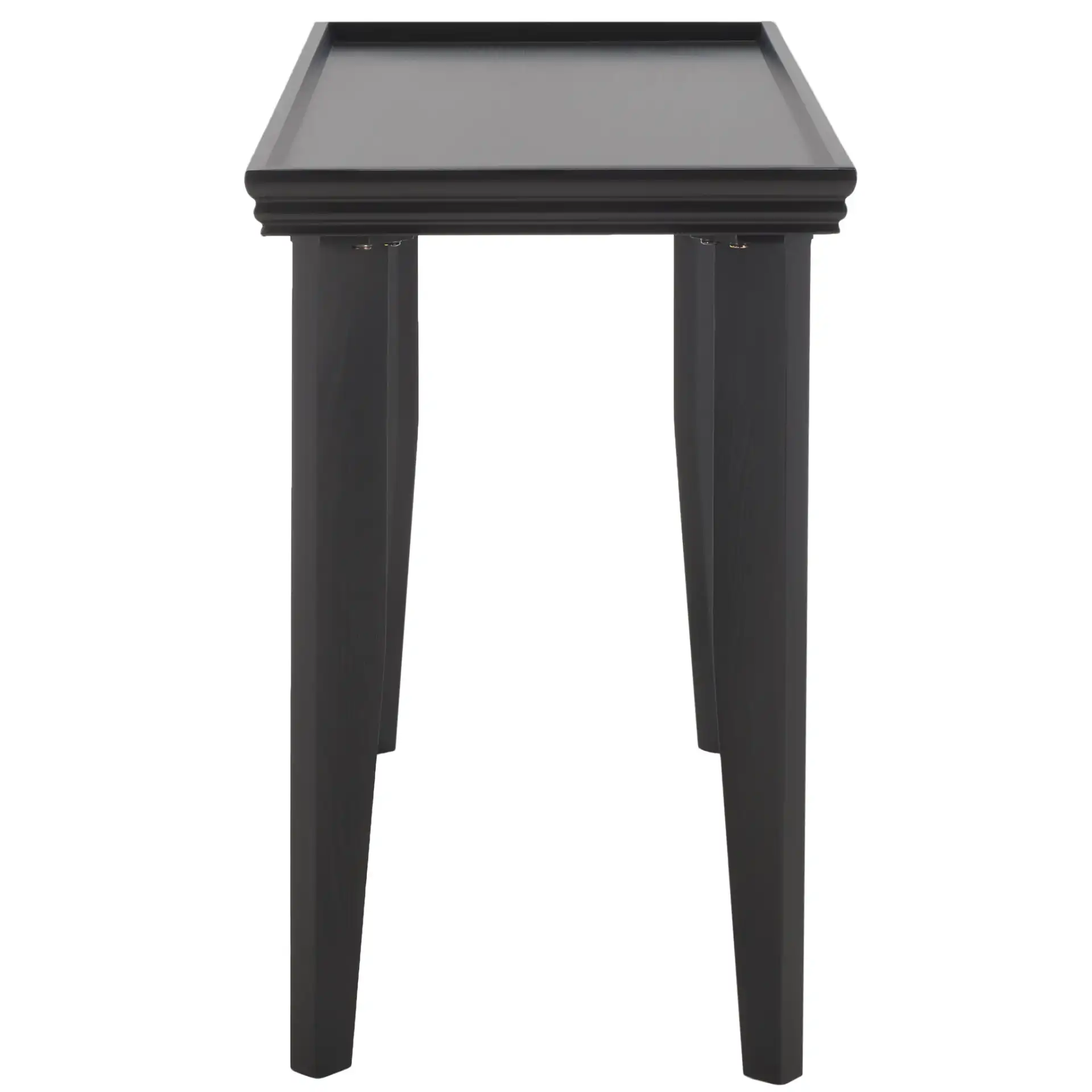 Naios Console Table in Black, detail view