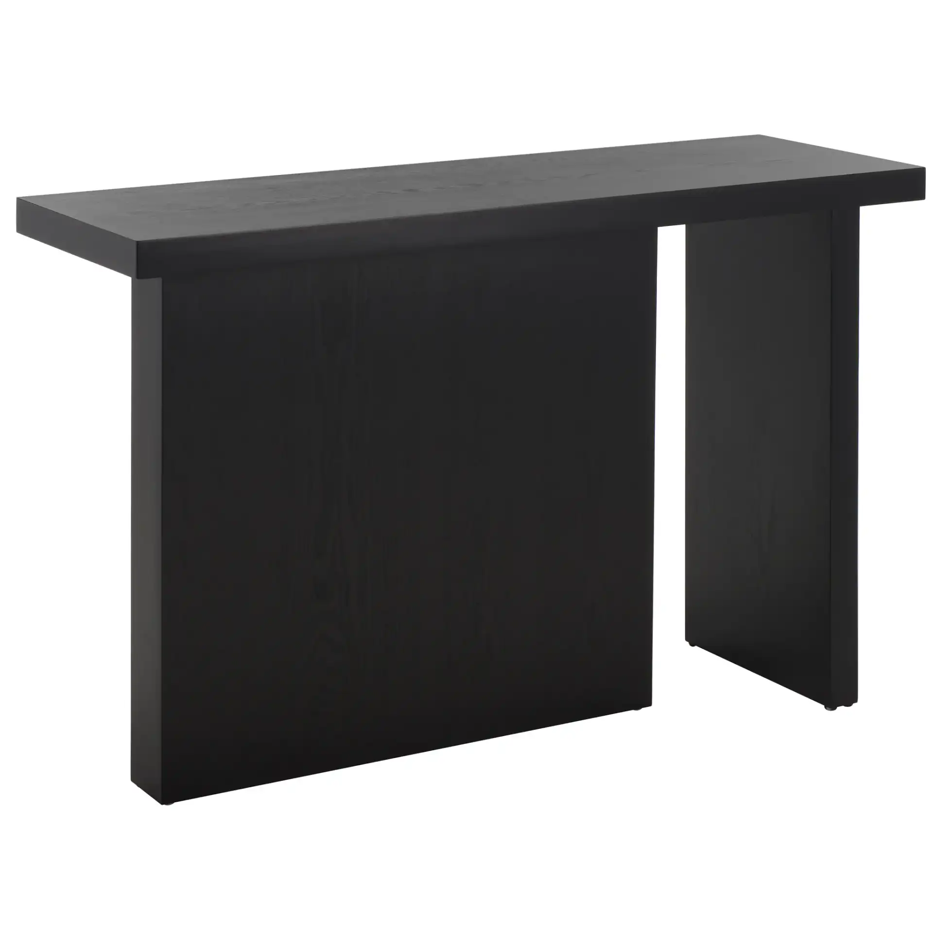Assana Console Table in Black, detail view