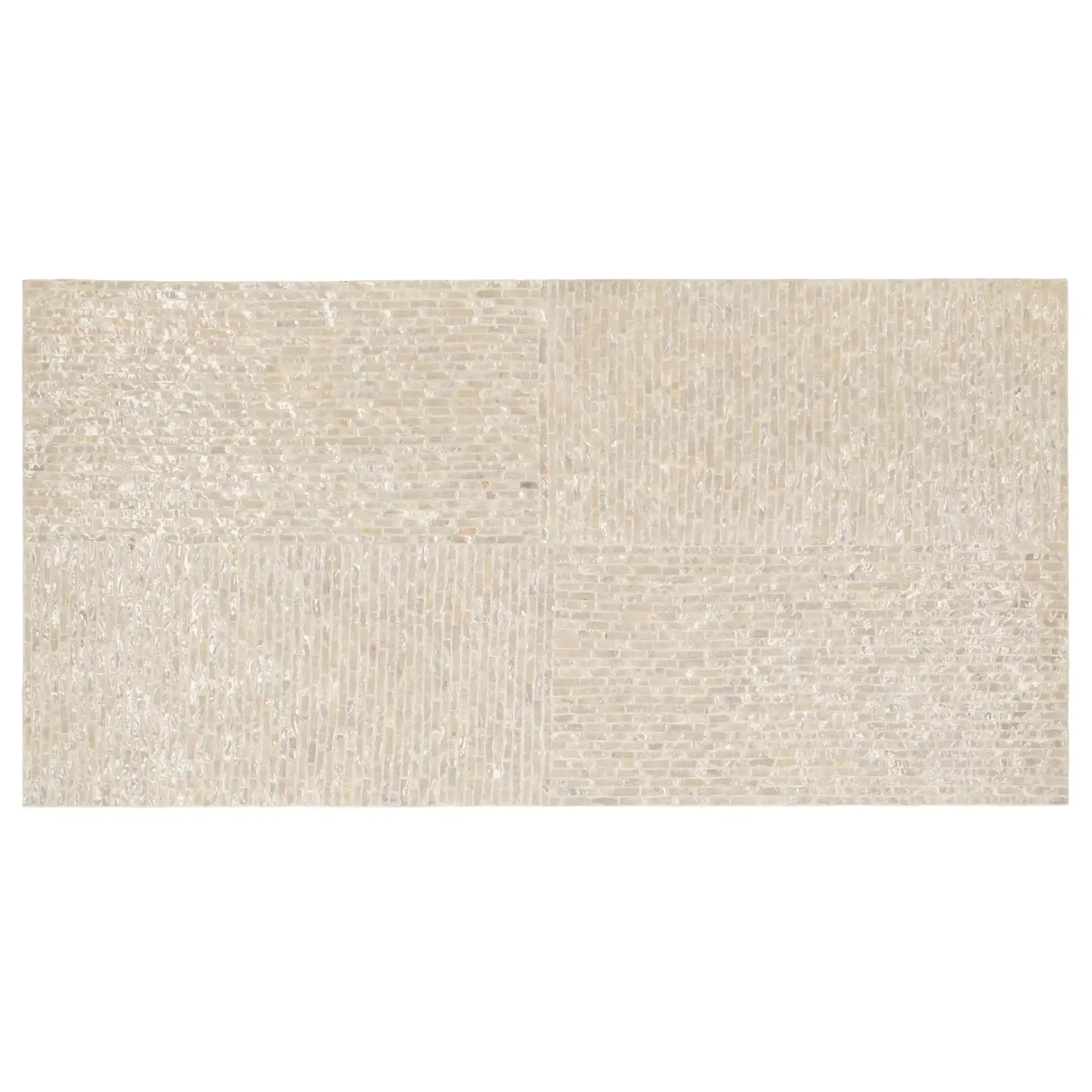Scarlett Rectangle Coffee Table in Natural, detail view