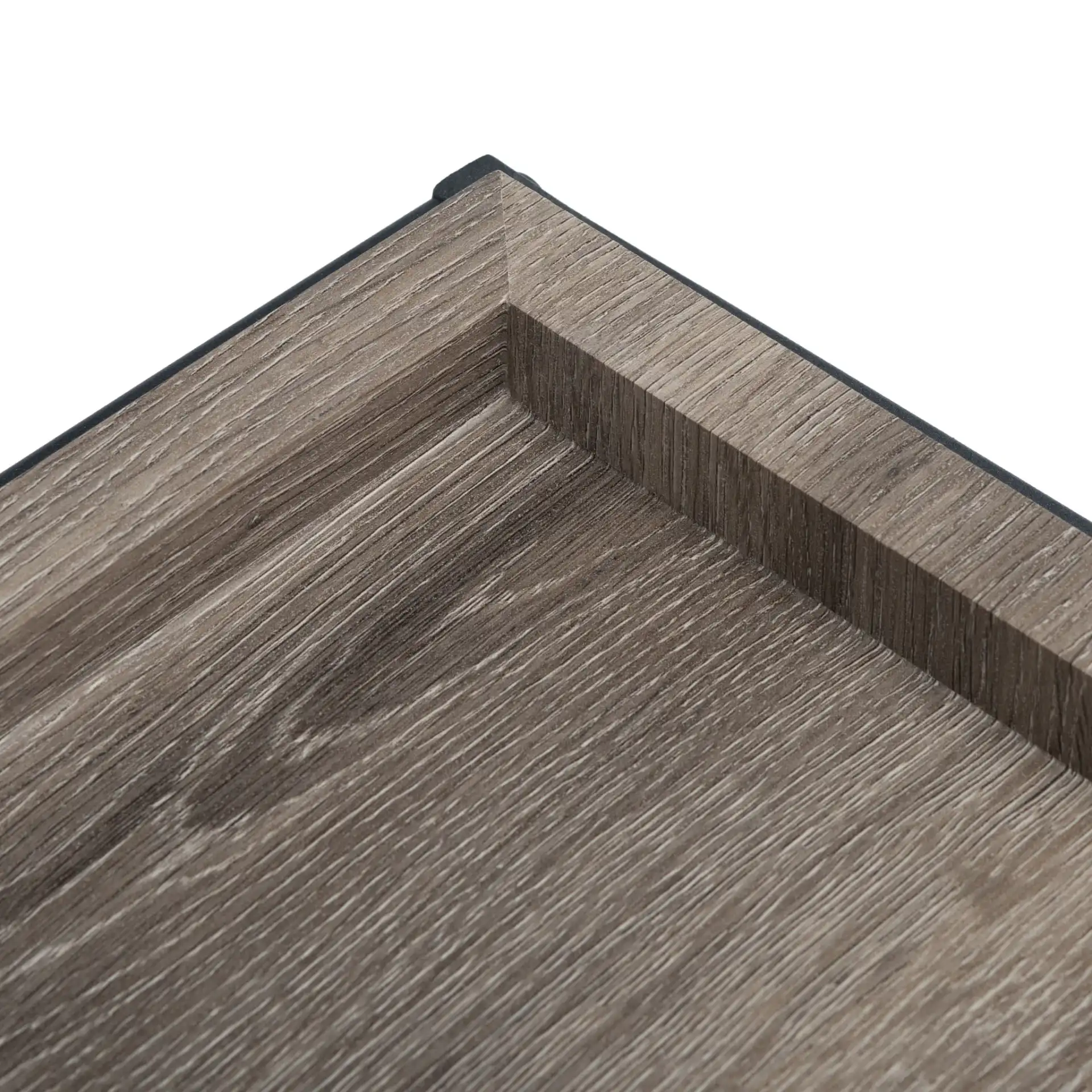 Andey Coffee Table in Brown / Black in a styled room