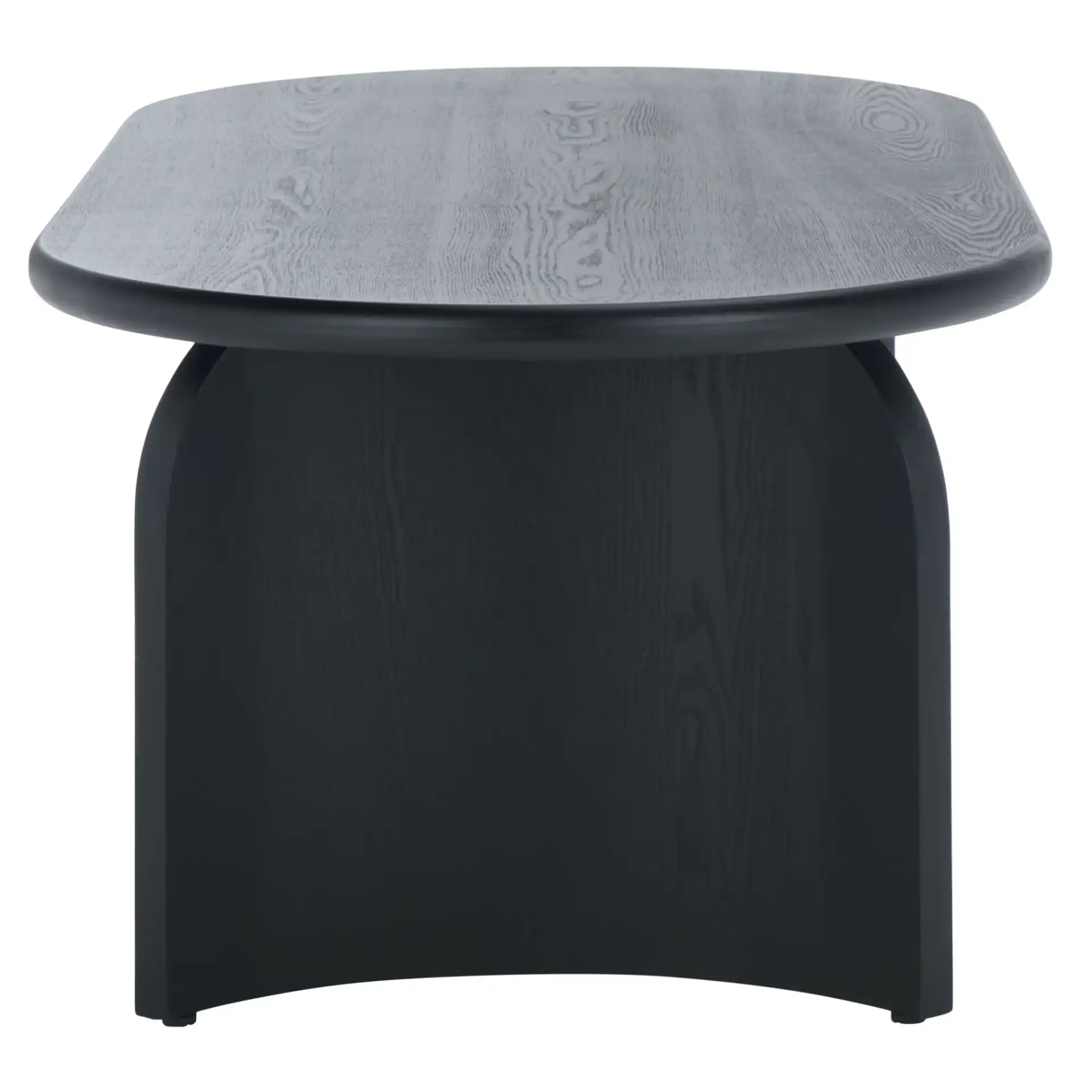 Chakun Coffee Table in Black, detail view