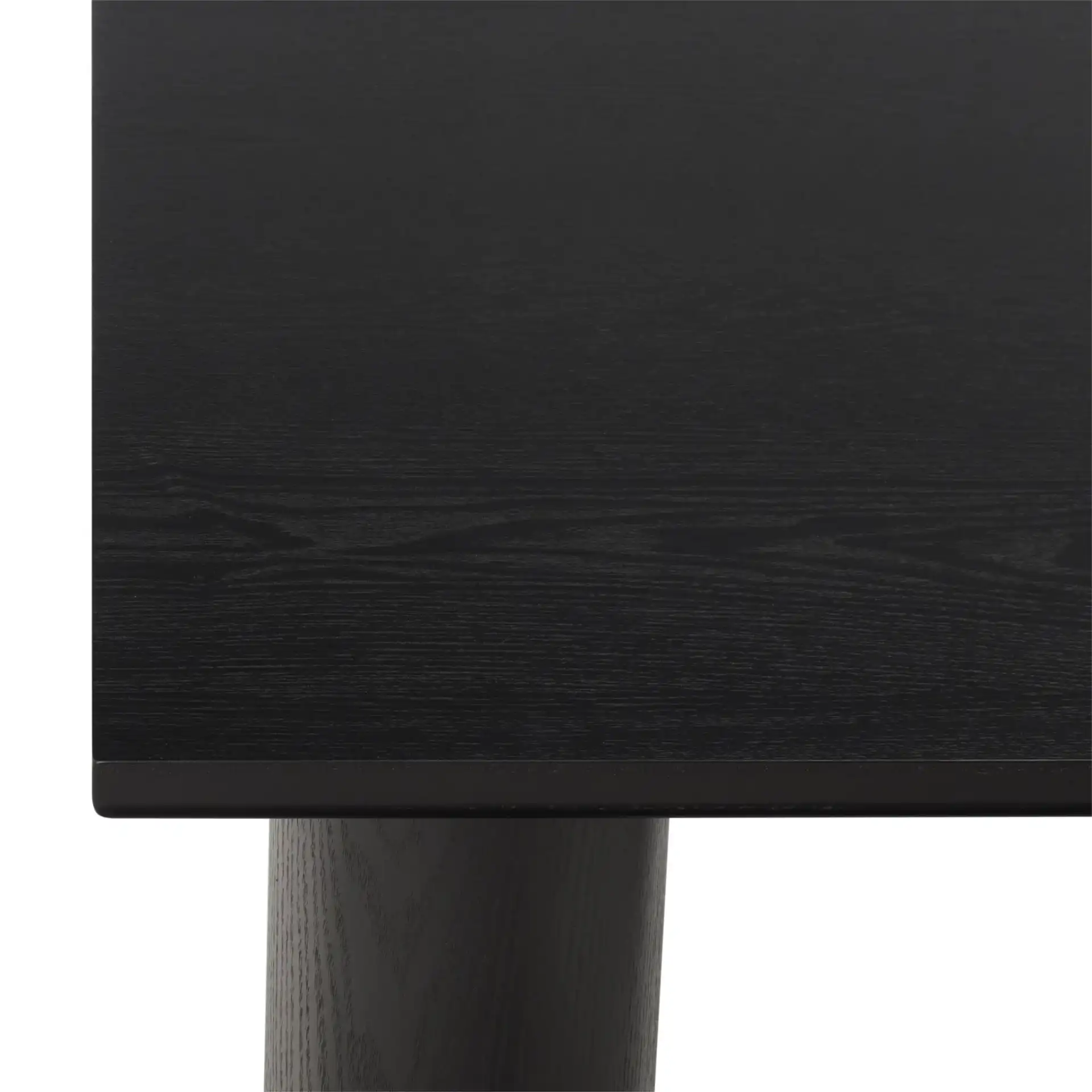 Aramin Coffee Table in Black in a styled room