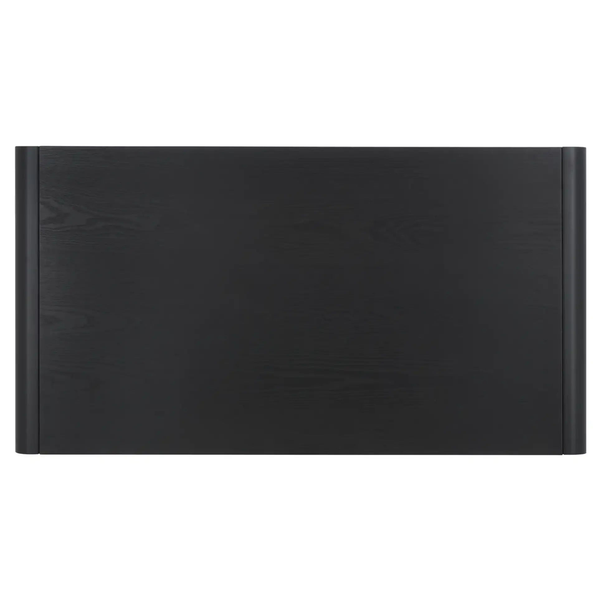 Omara One-Shelf Coffee Table in Black, detail view