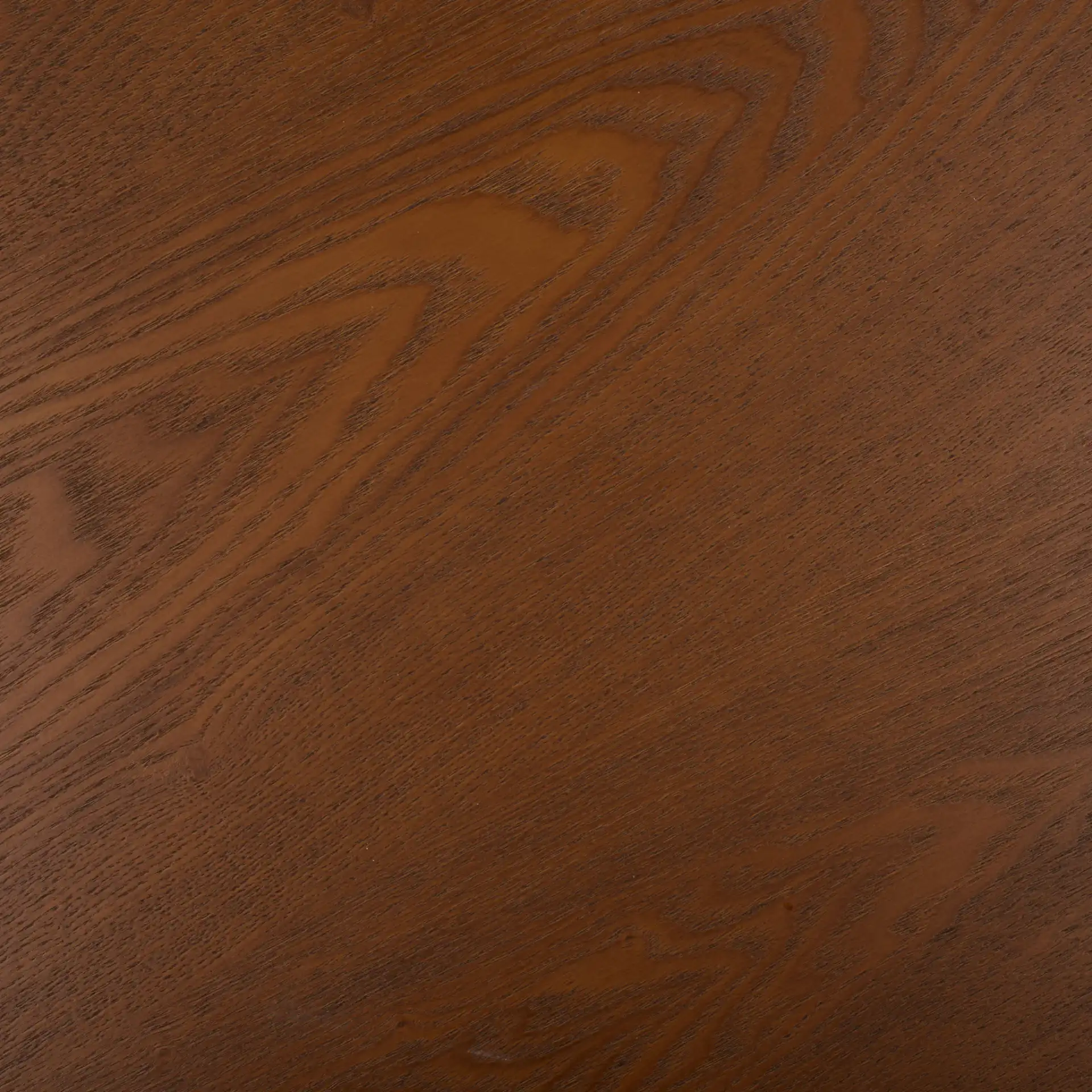 Averny Round Coffee Table in Walnut, detail view