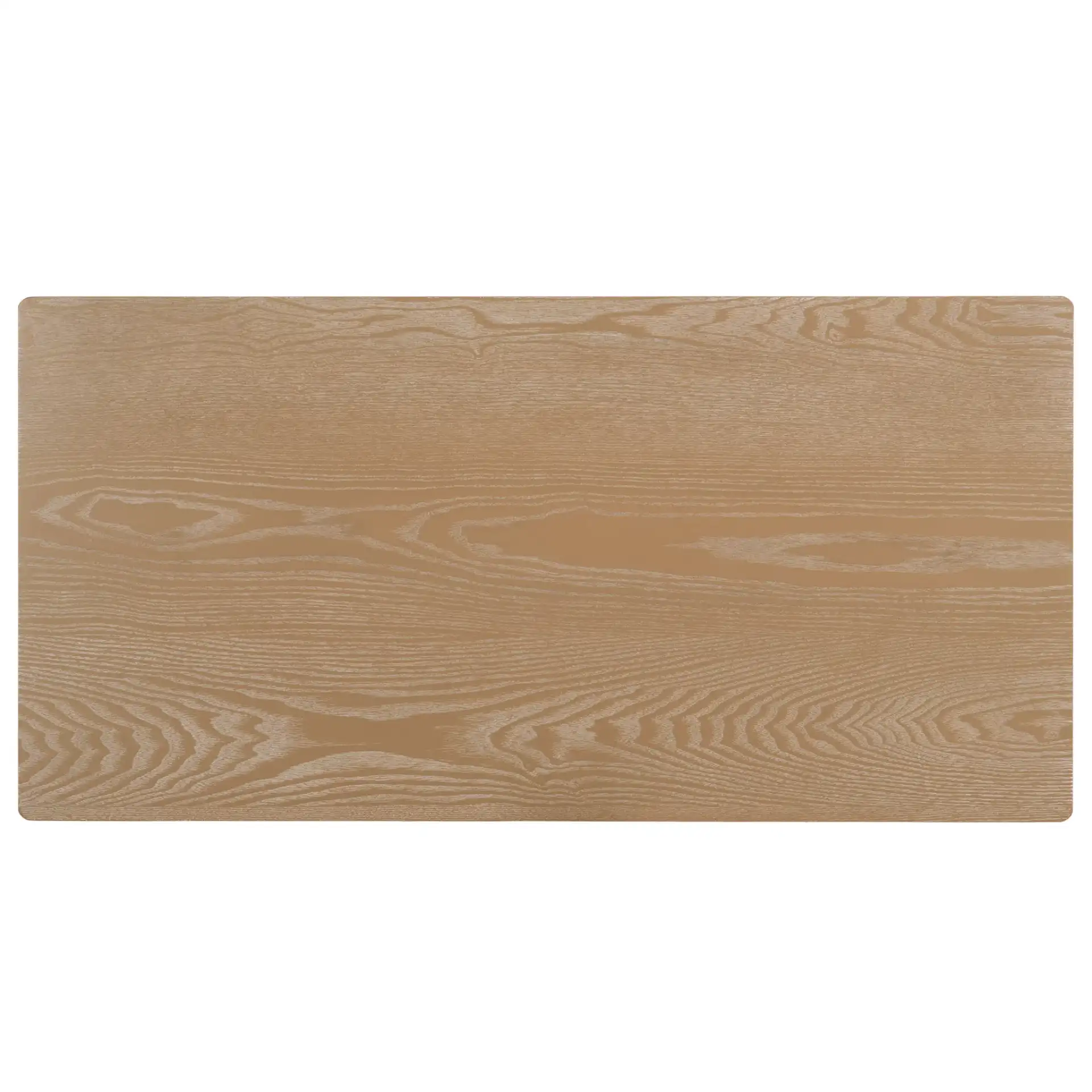 Radix Rectangle Coffee Table in Bleached White, detail view