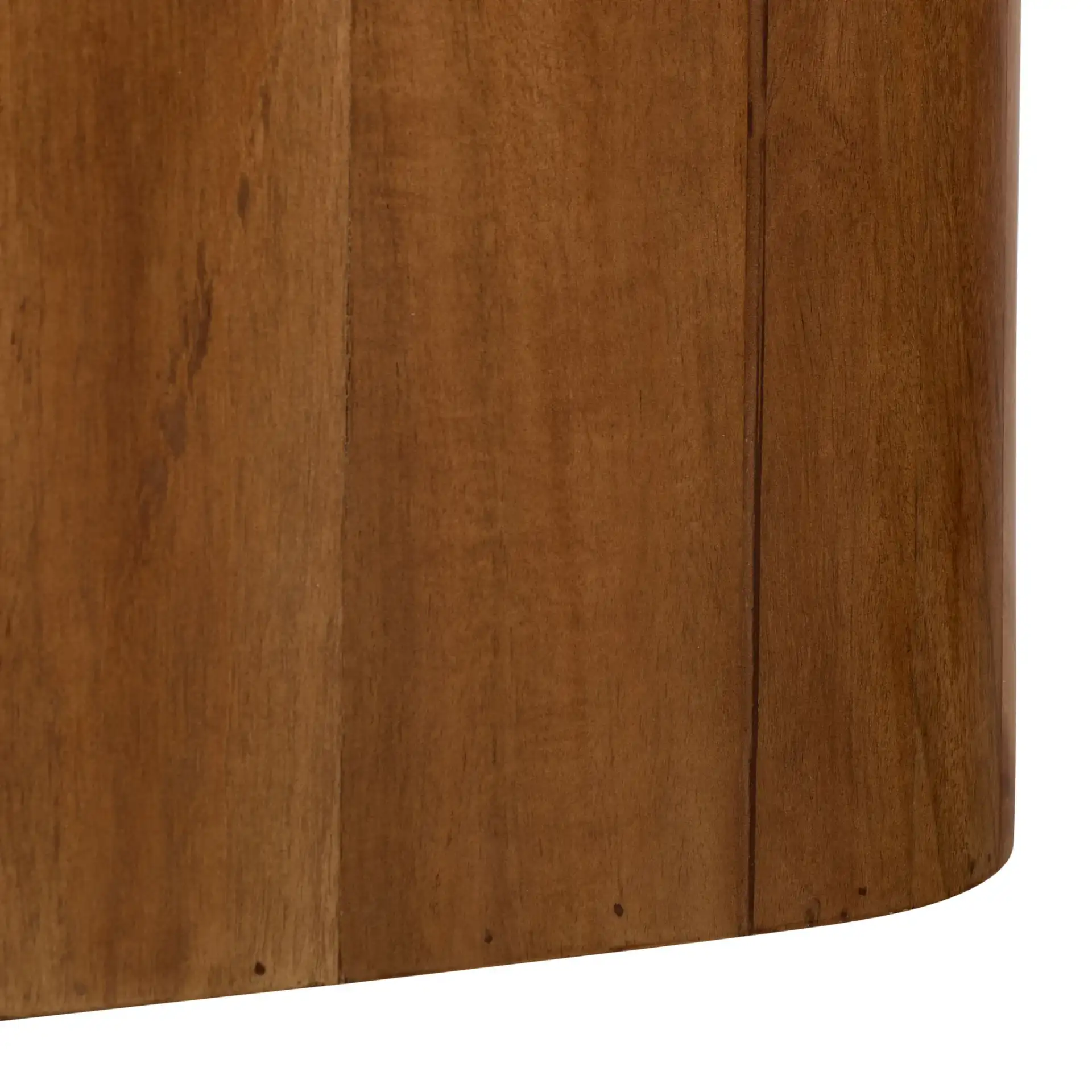 Alessio Marble Side Table in Brown / White, detail view