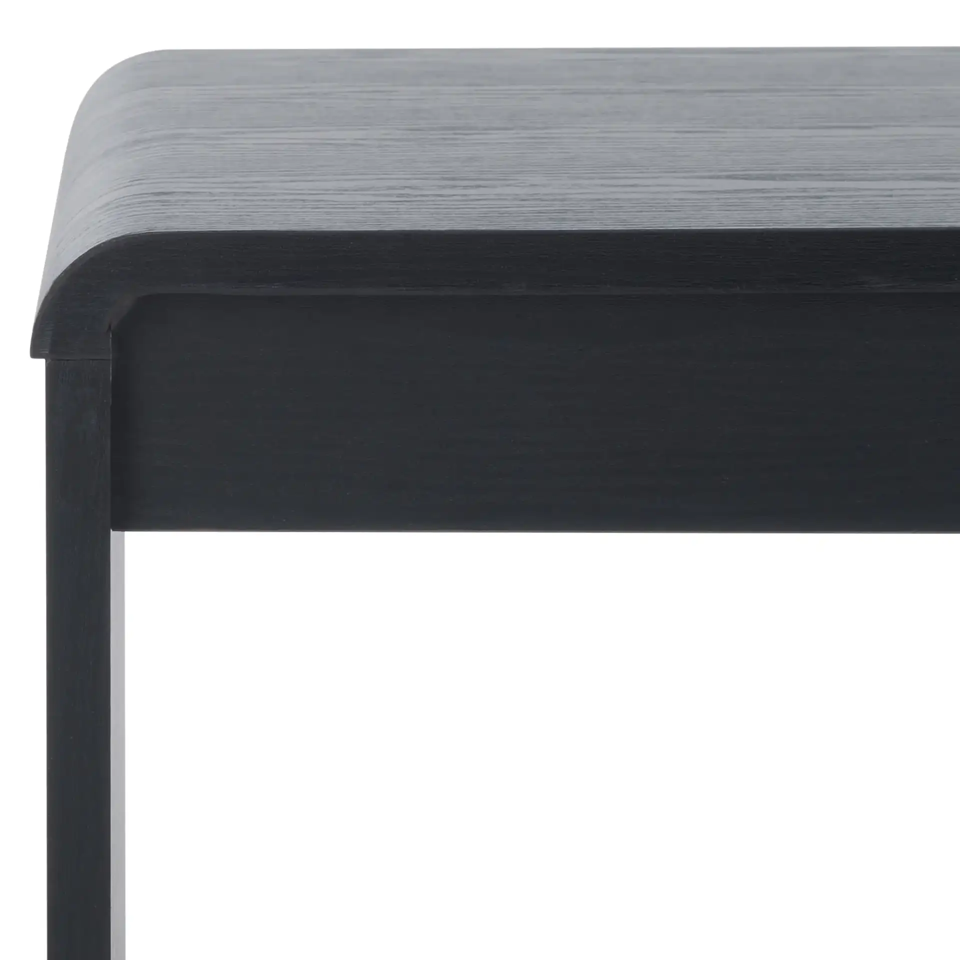 Arsenio Coffee Table in Black in a styled room