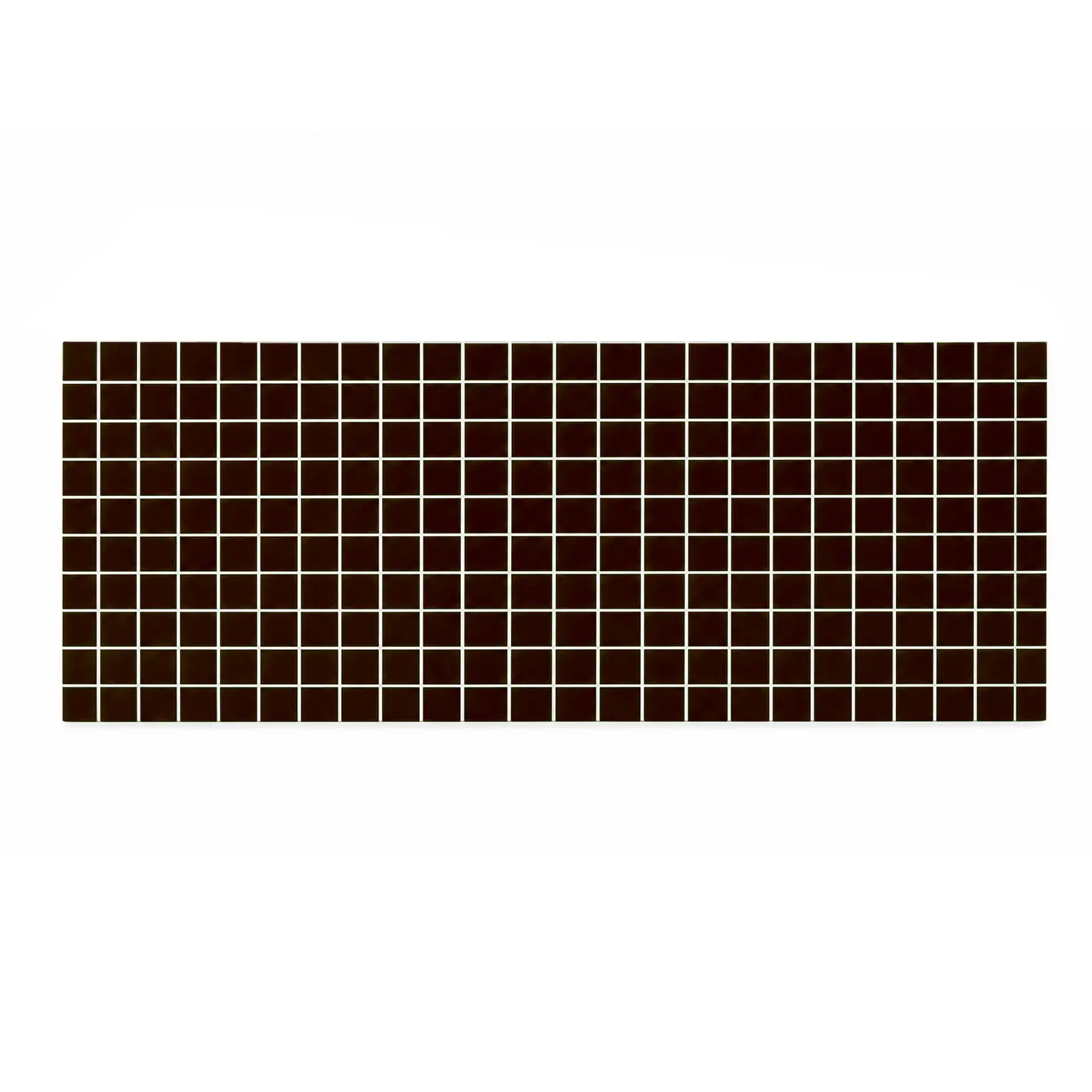 Gerolomo Tiled Coffee Table in Walnut / White, detail view