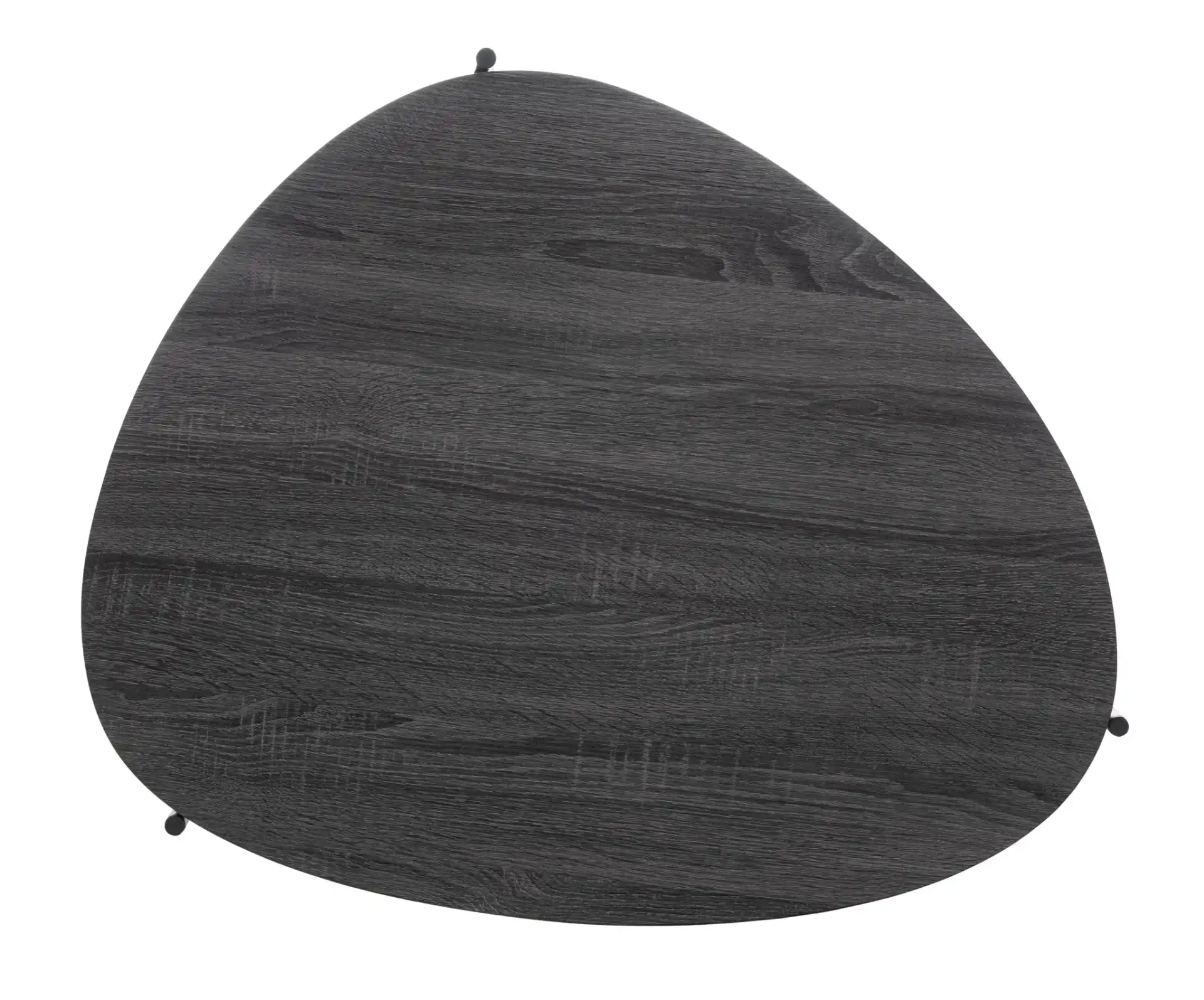 Sven Coffee Table in Dark Gray Oak / Black, detail view
