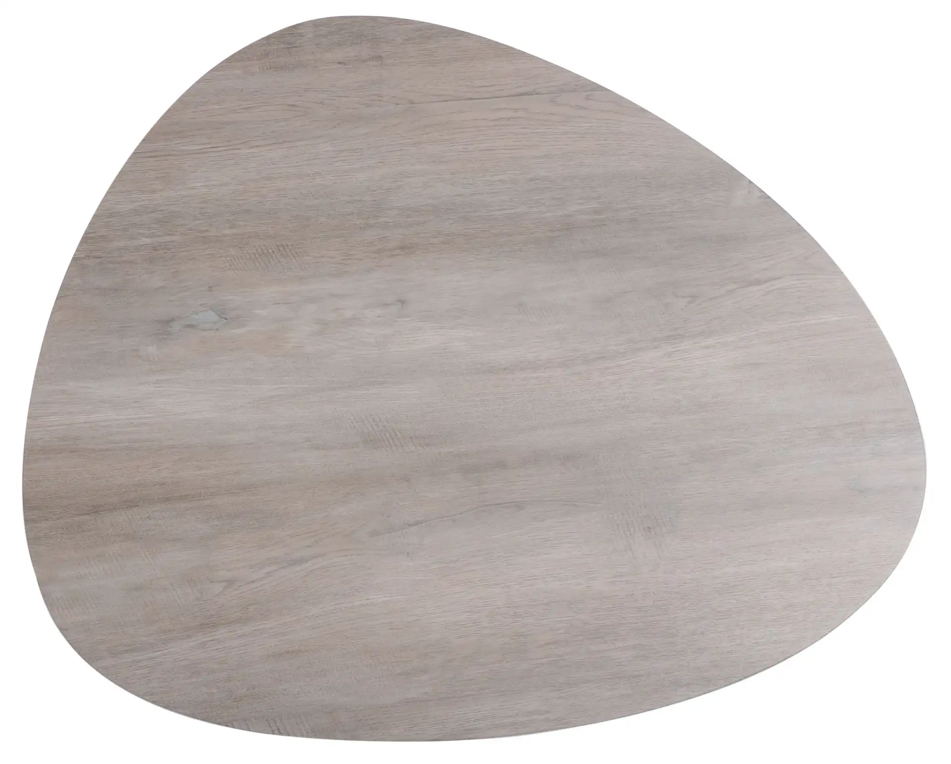 Berlin Tripod Coffee Table in Light Gray Oak / Black, detail view