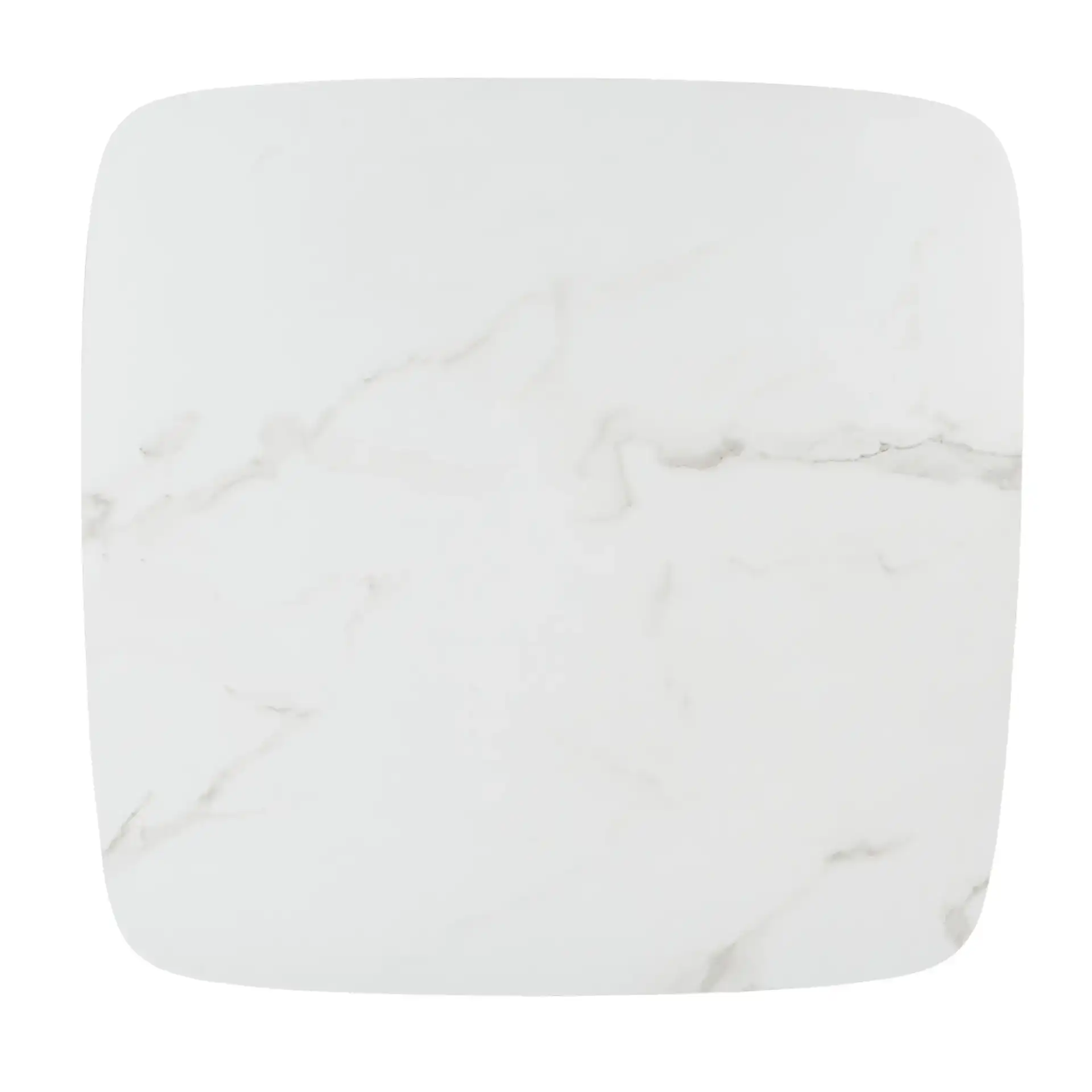 Anzia Coffee Table in White / Black, detail view
