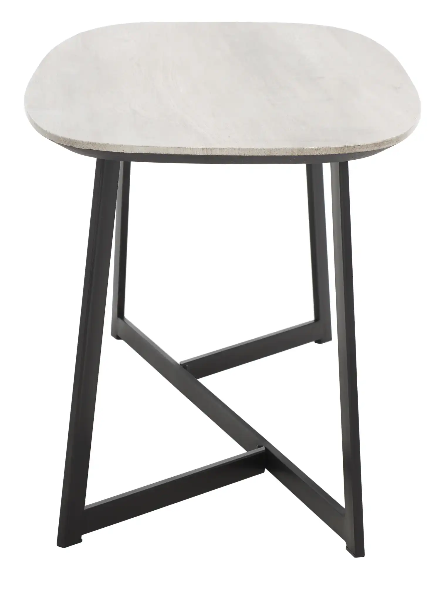 Arial Coffee Table in White / Black, detail view