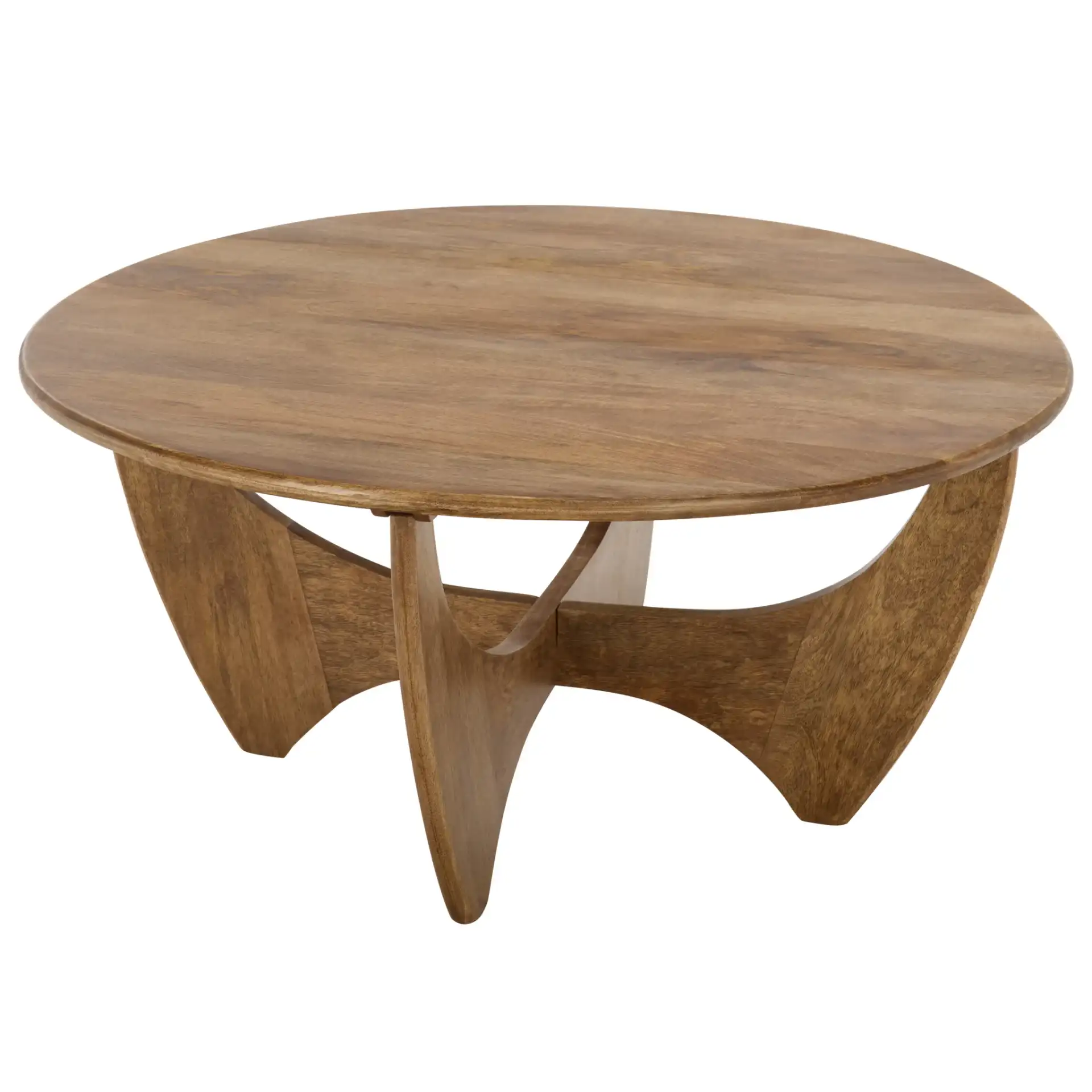 Inayah Coffee Table in Walnut, detail view