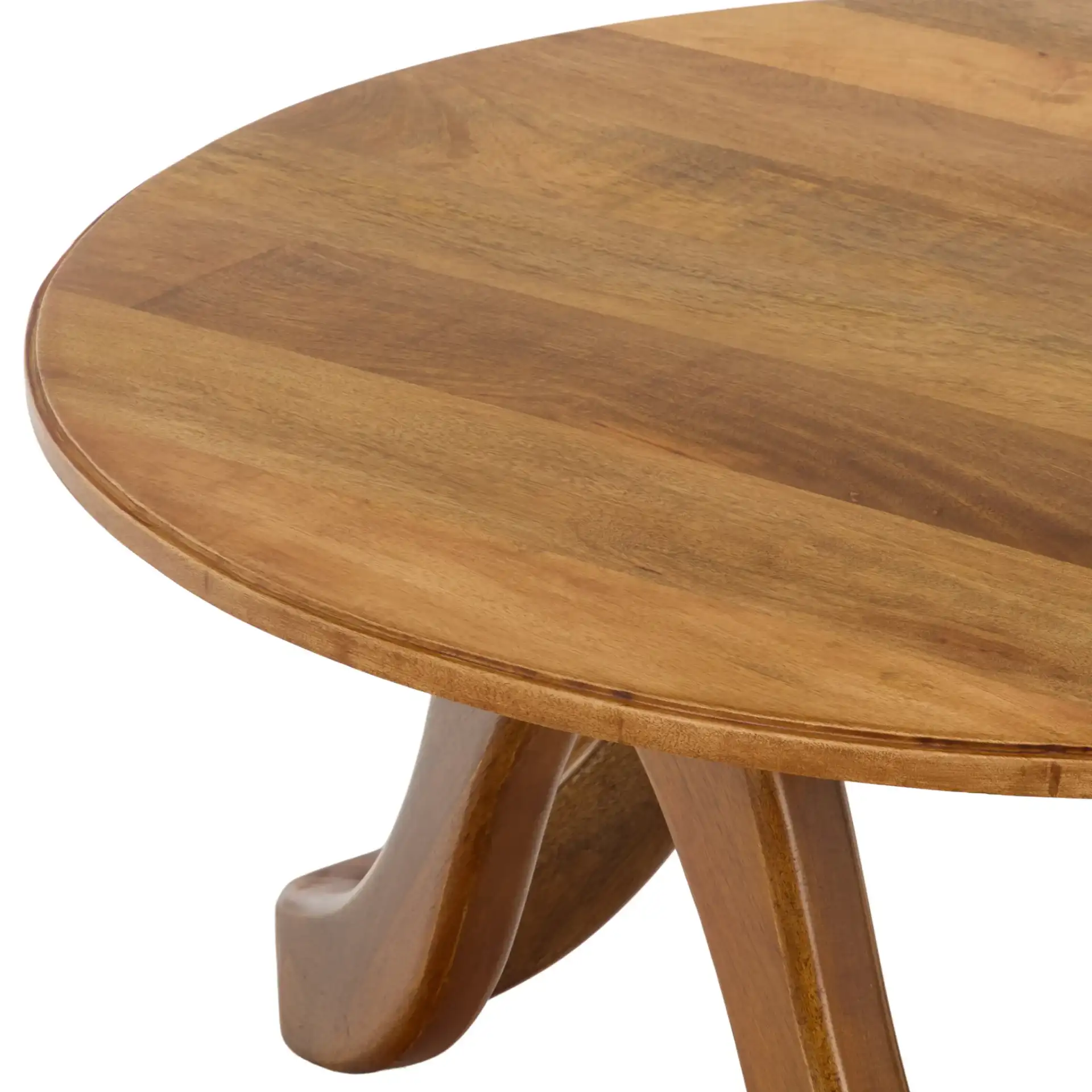 Waverly Coffee Table in Walnut in a styled room