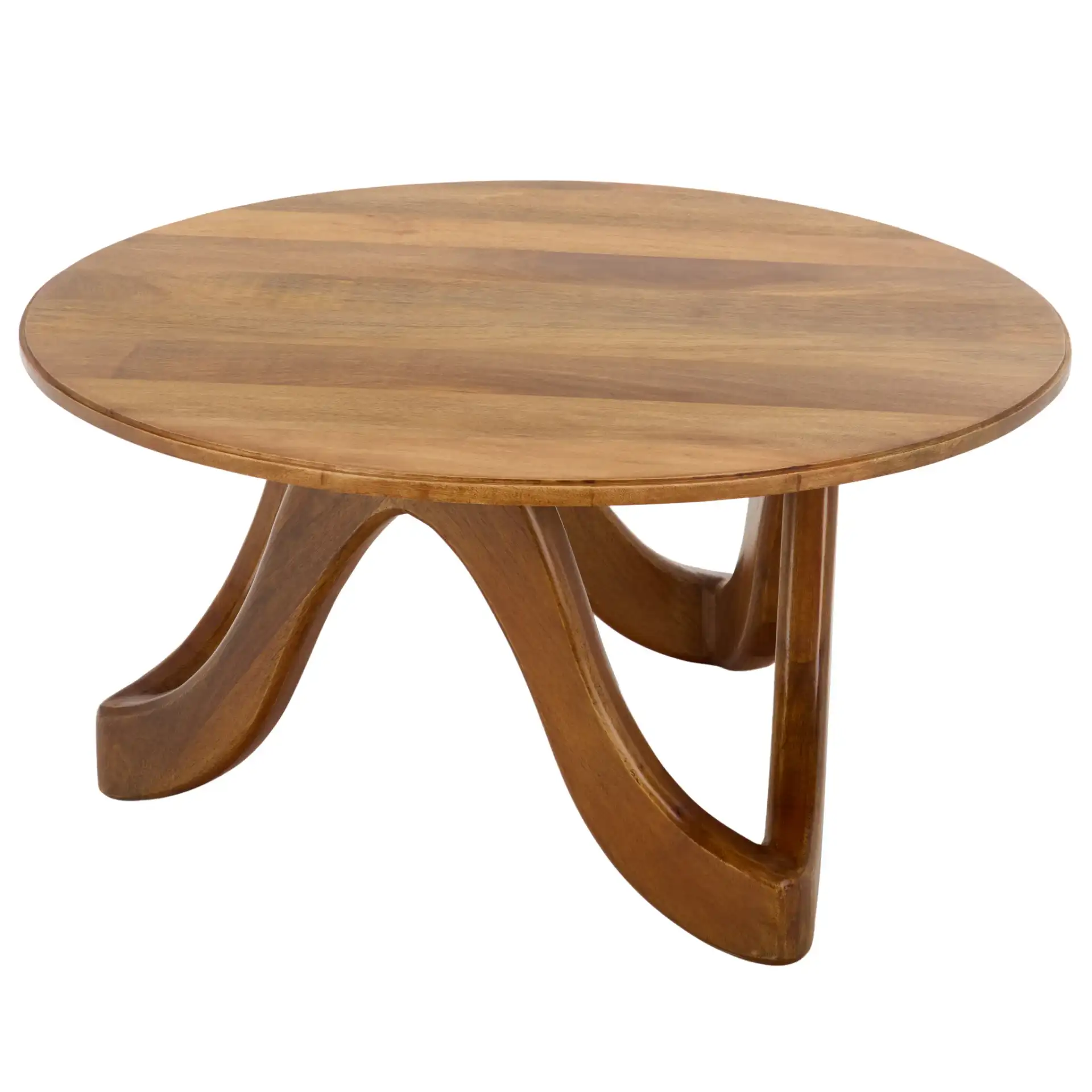 Waverly Coffee Table in Walnut, detail view