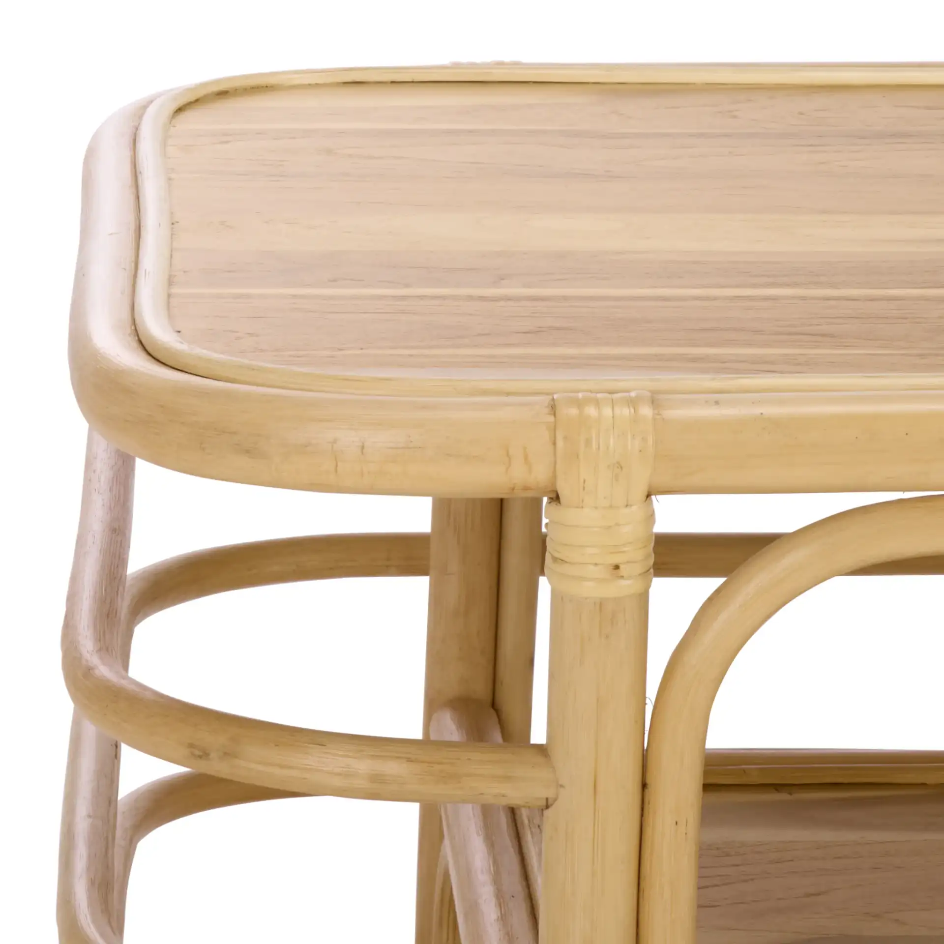 Maestro Coffee Table in Natural in a styled room
