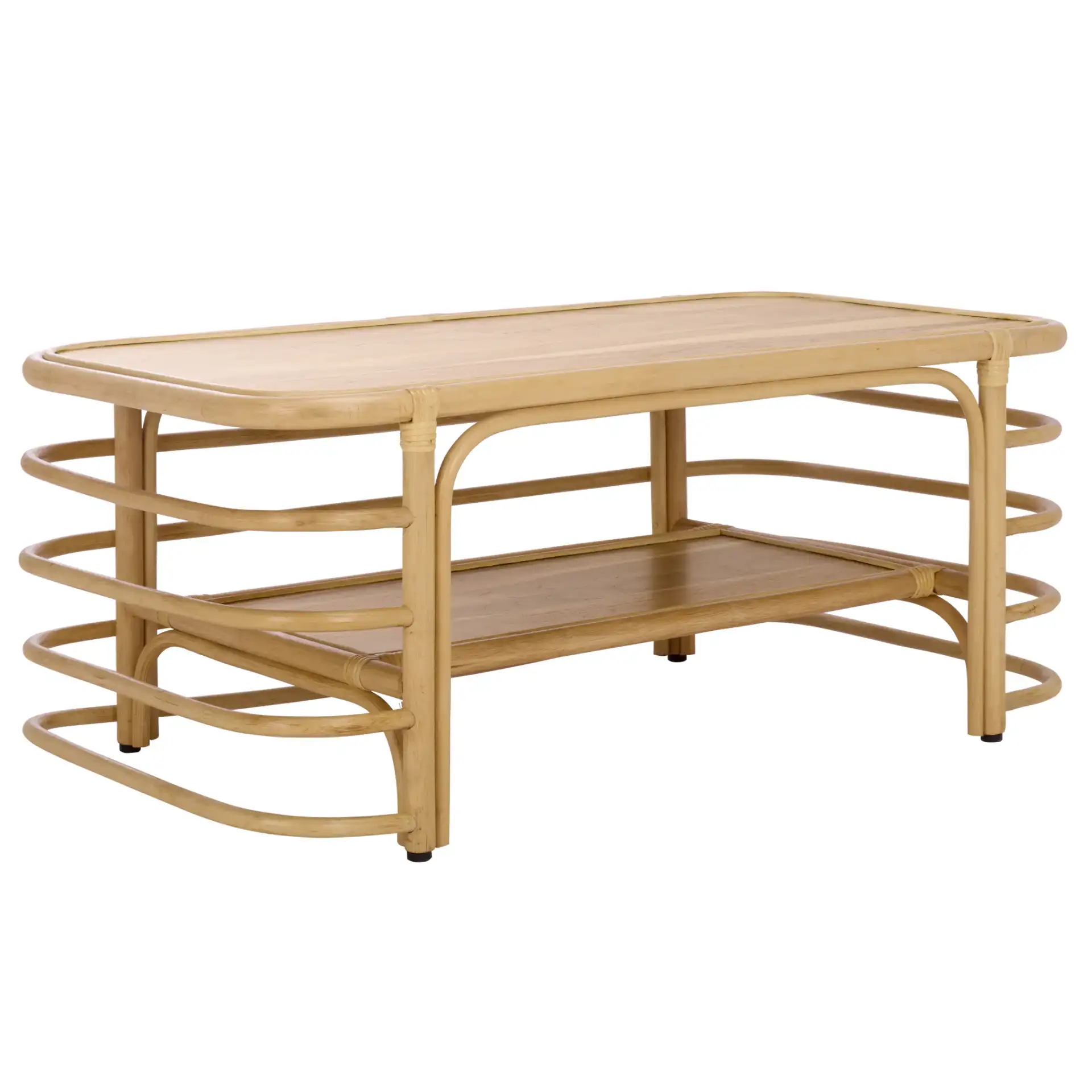 Maestro Coffee Table in Natural, detail view