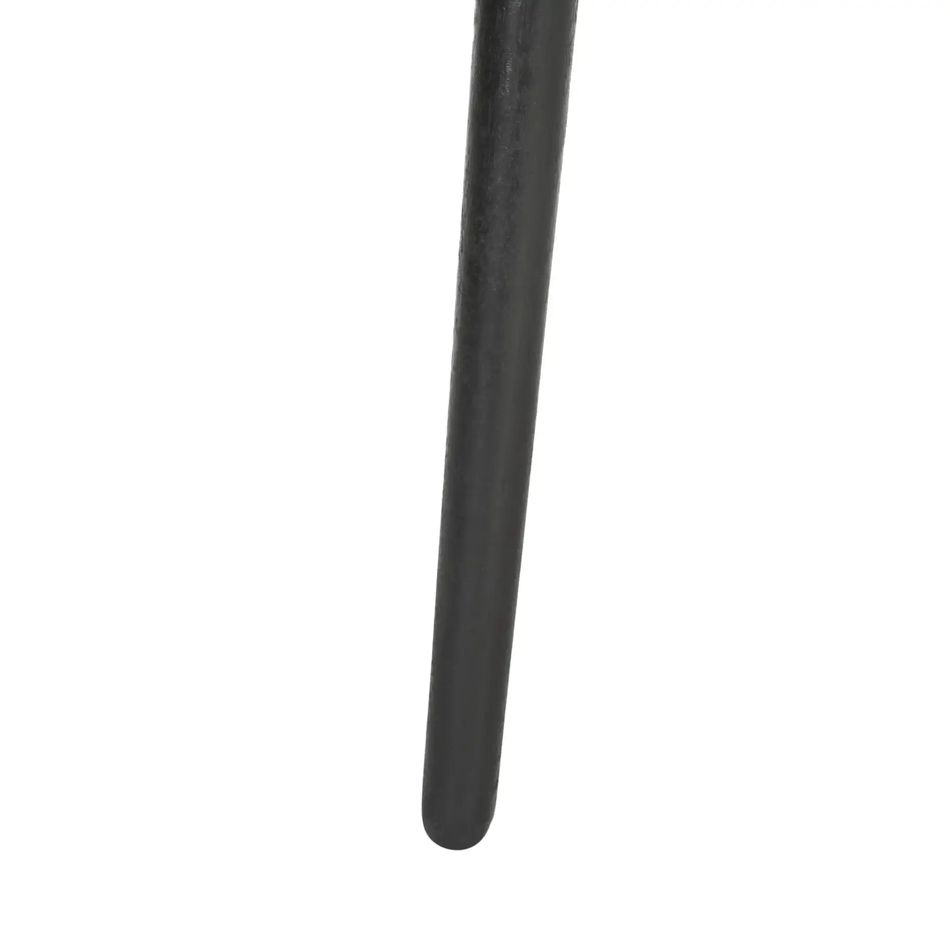 Dean Two-Drawer Console Table in Black, detail view