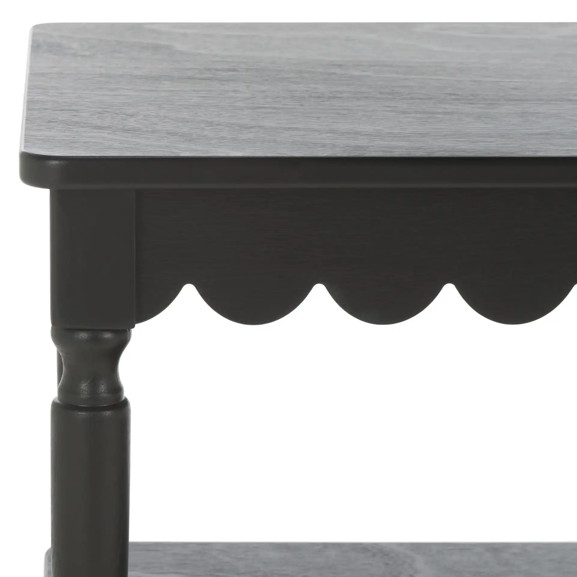 Haven Coffee Table in Matte Black in a styled room