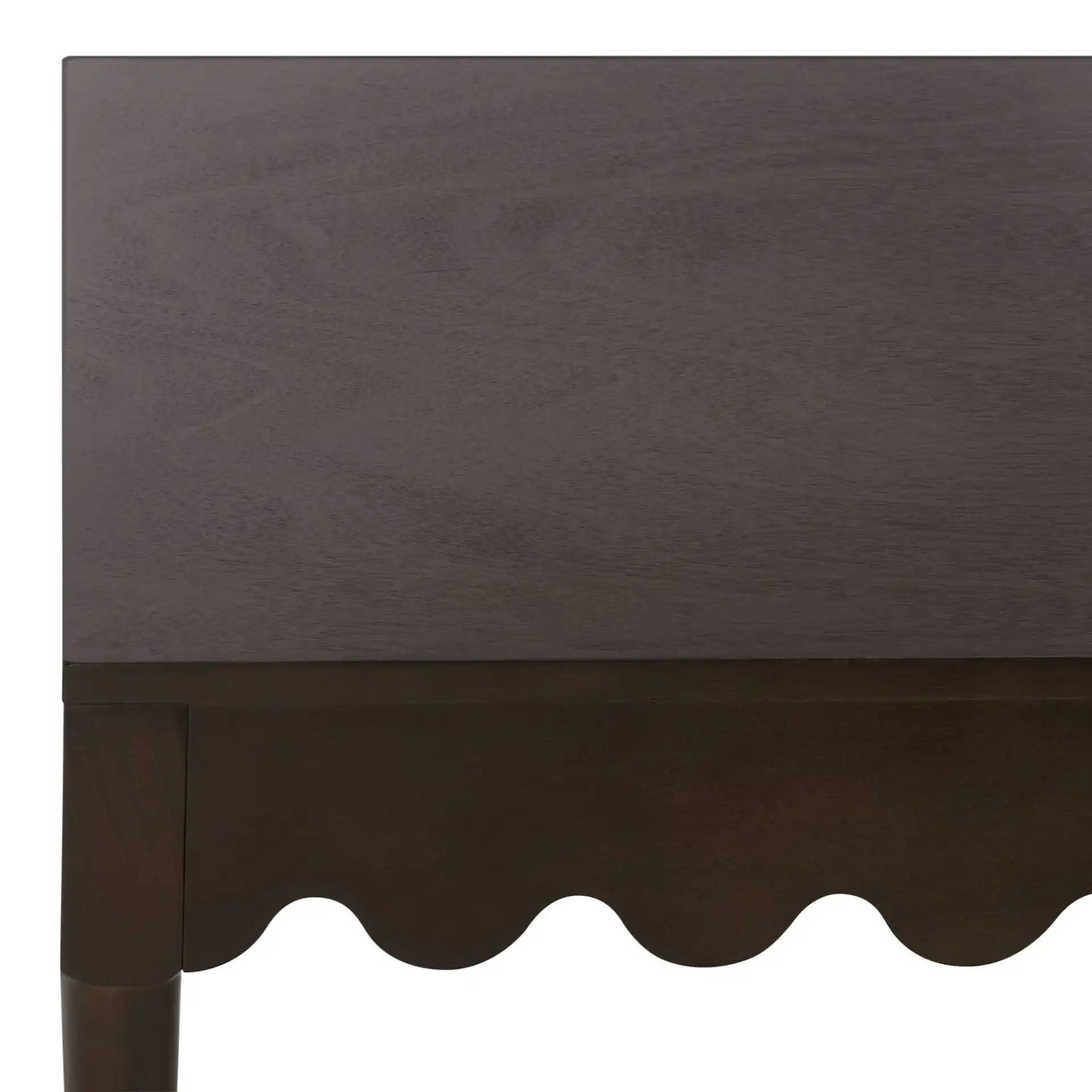 Neha Coffee Table in Dark Chocolate in a styled room