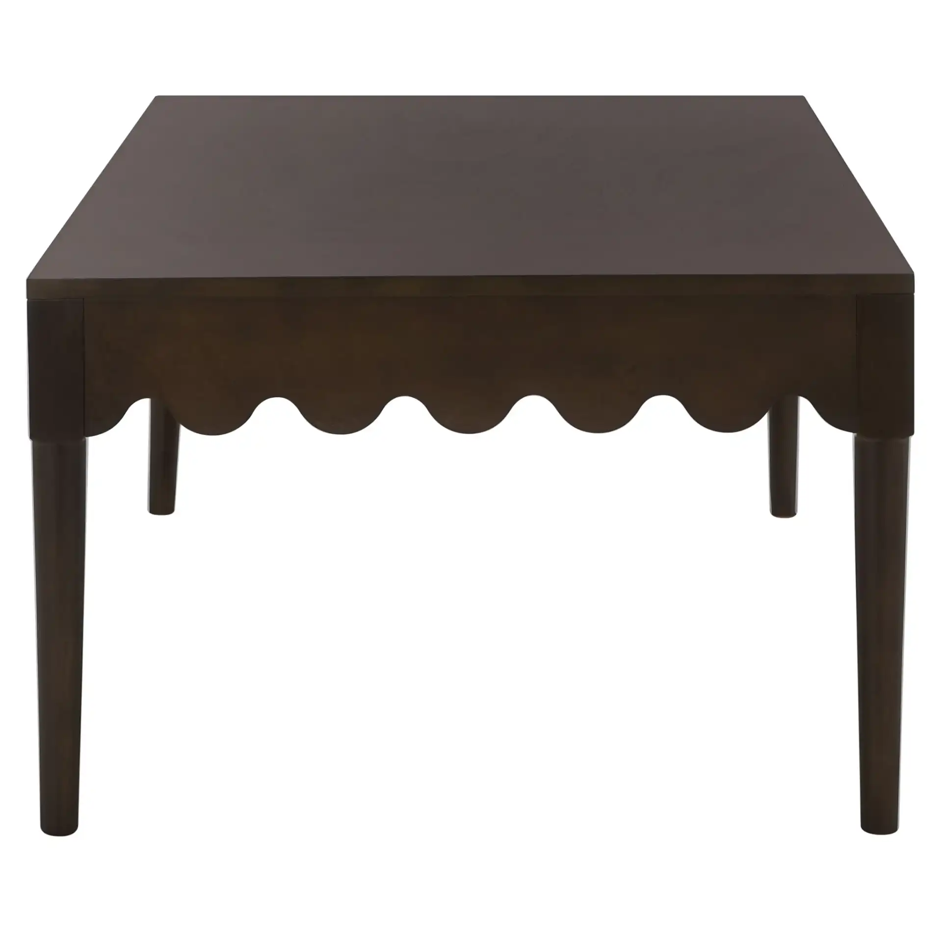Neha Coffee Table in Dark Chocolate, detail view