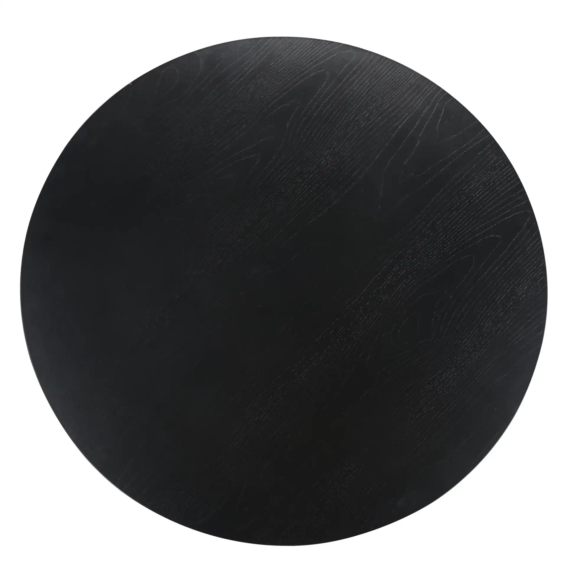 Beck Round Coffee Table in Black / Gold, detail view