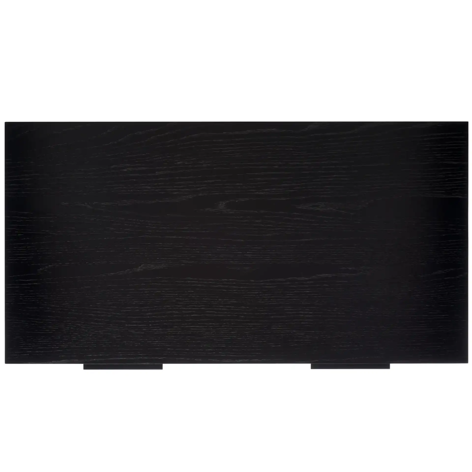 Pierre Two-Drawer Coffee Table in Black, detail view