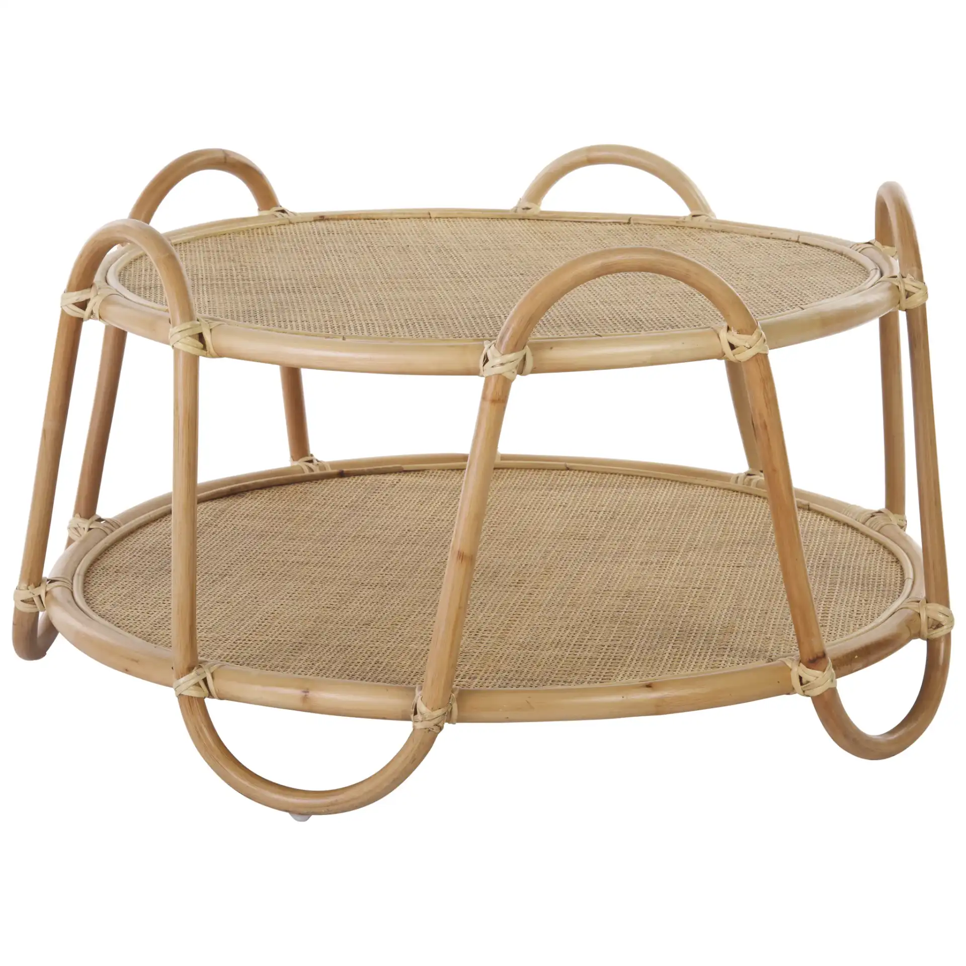 Althea Coffee Table in Natural, detail view
