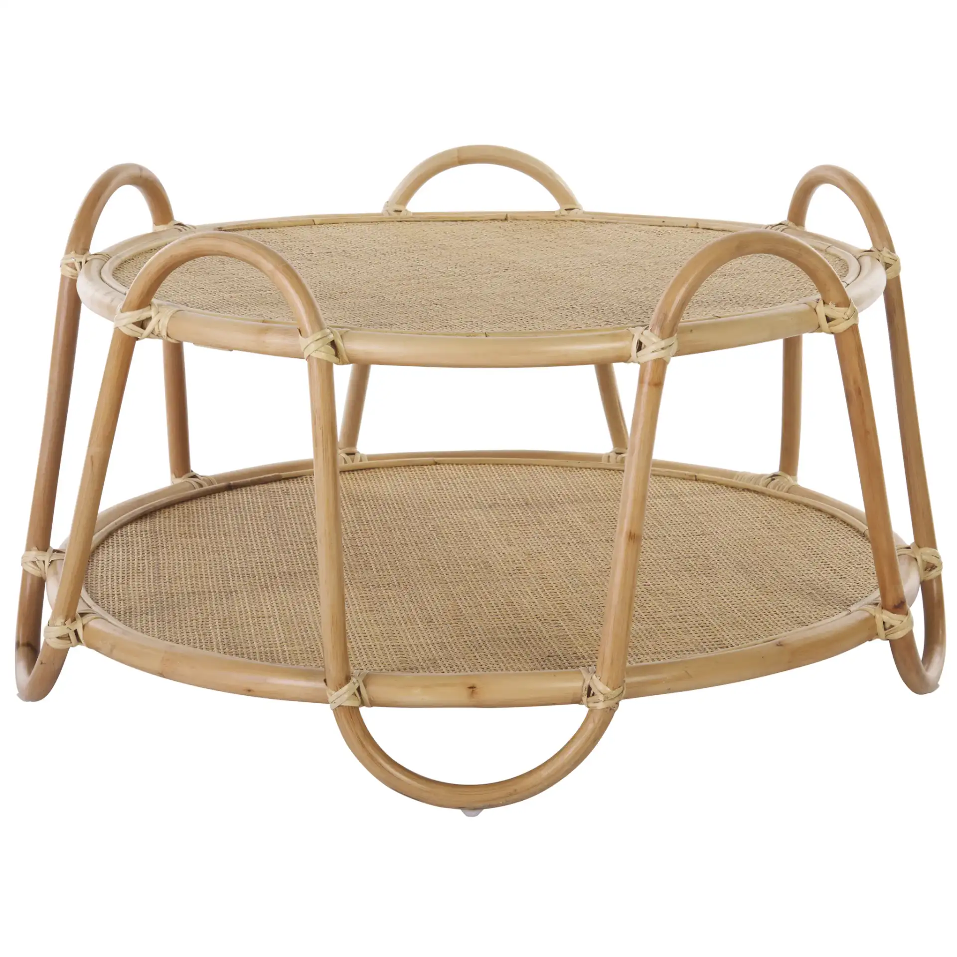 Althea Coffee Table in Natural, detail view