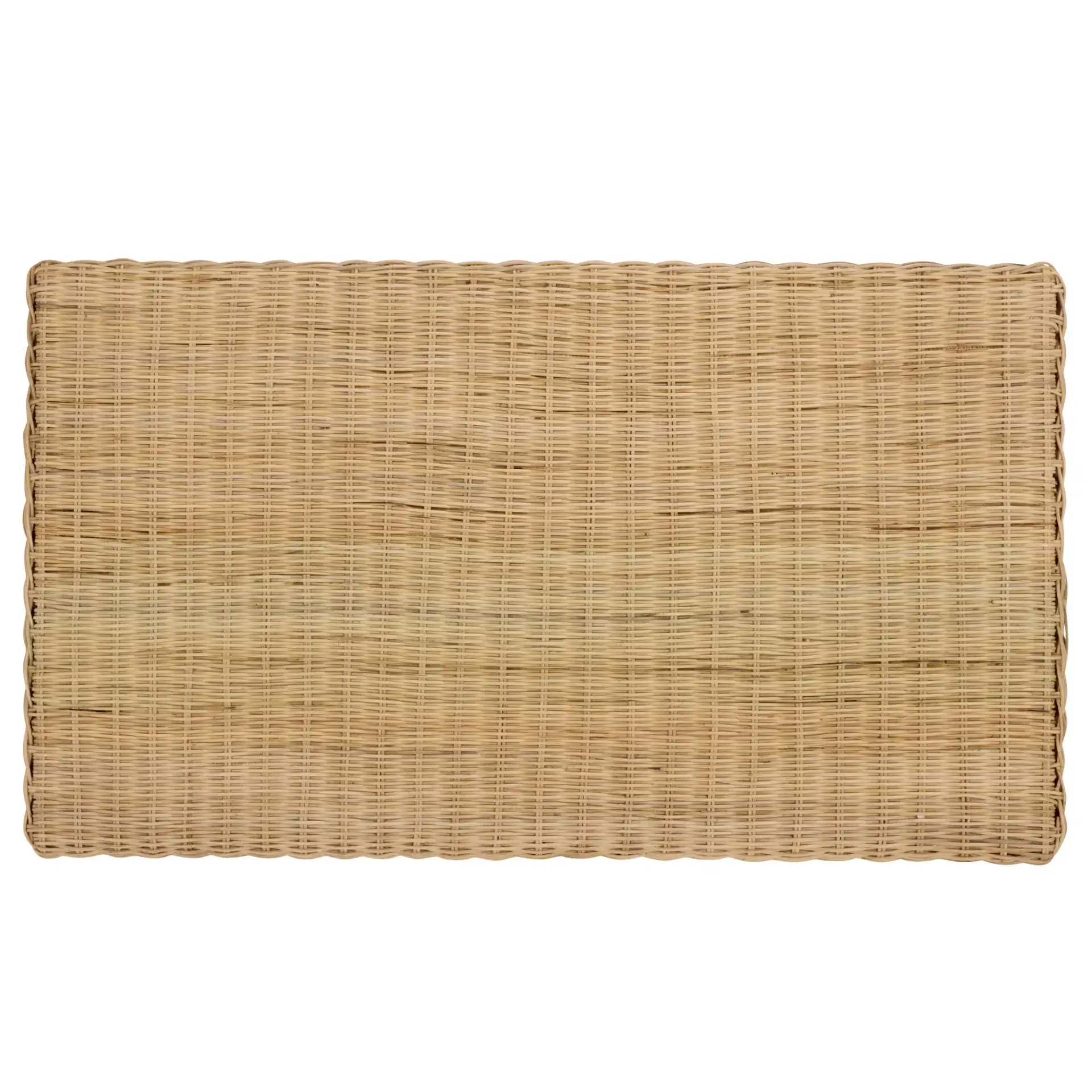 Shazza Weaved Coffee Table in Natural, detail view